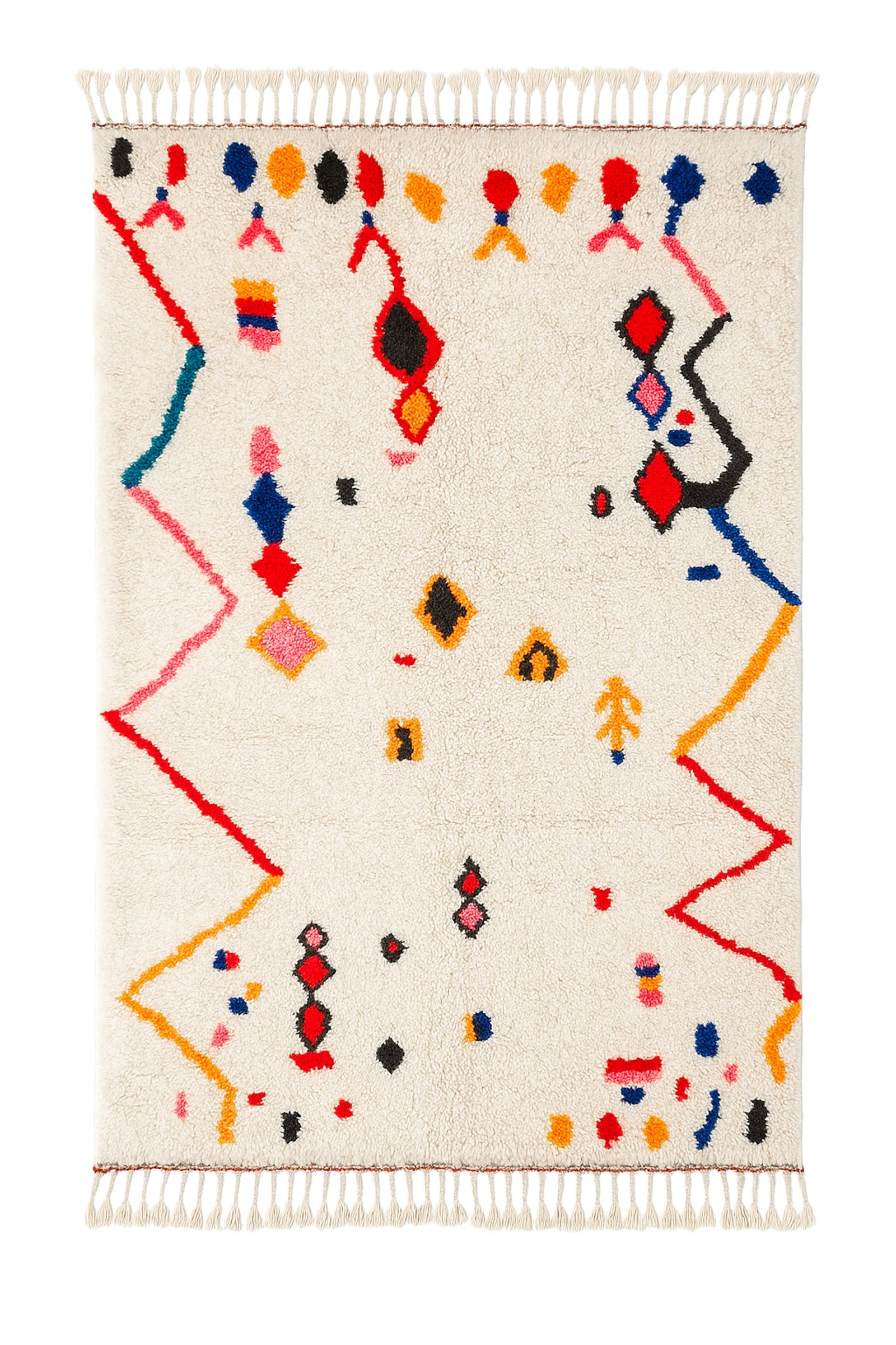 Colorful Berber rug 138 x 266 cm - no. 2044