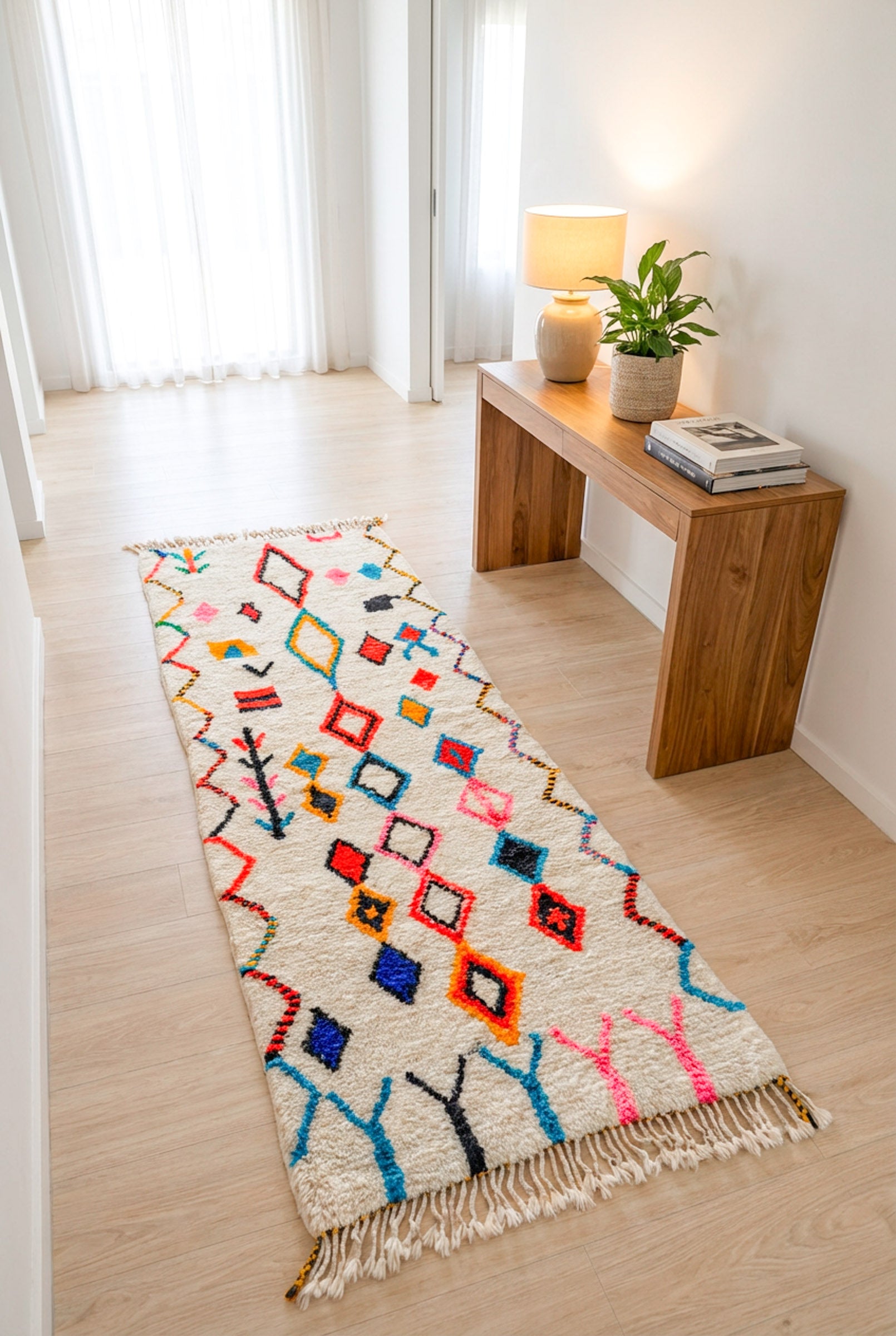 Bunter Berber-Flurteppich – Nr. 1351