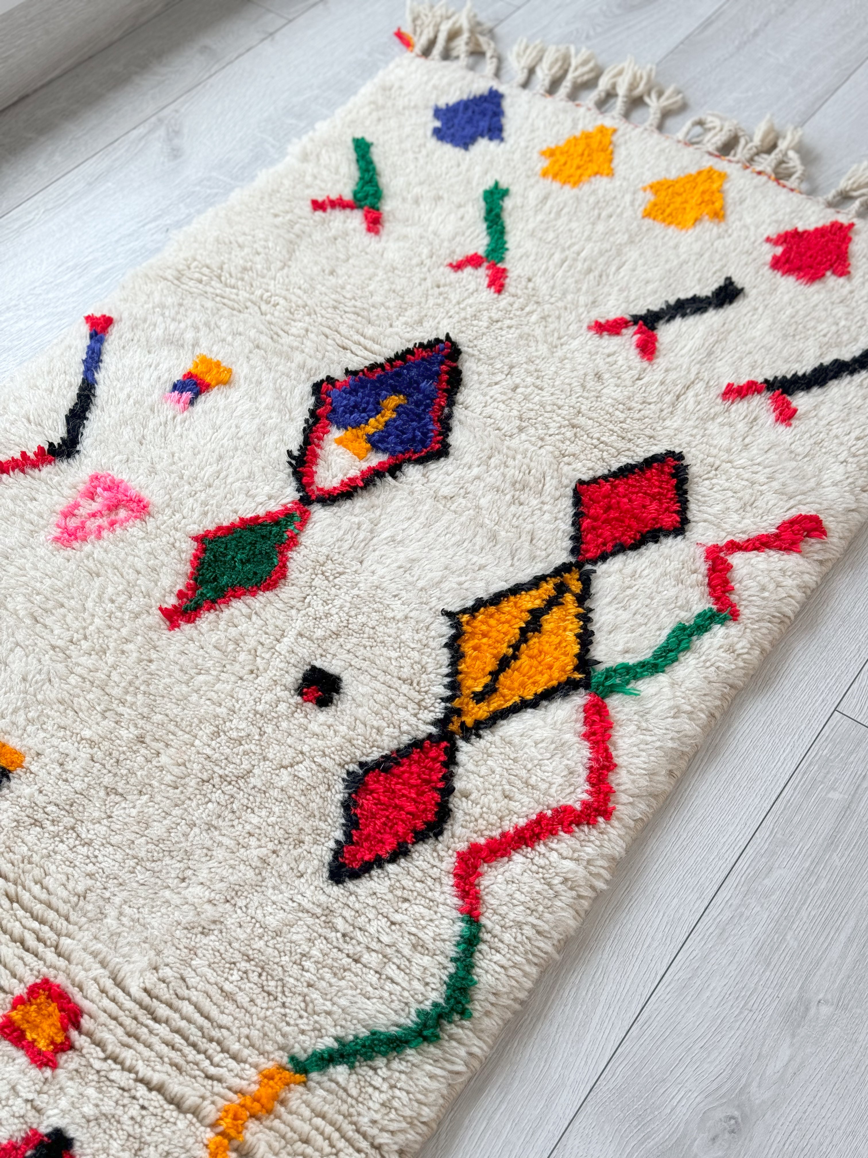 Colorful Moroccan Runner Rug - n°1371
