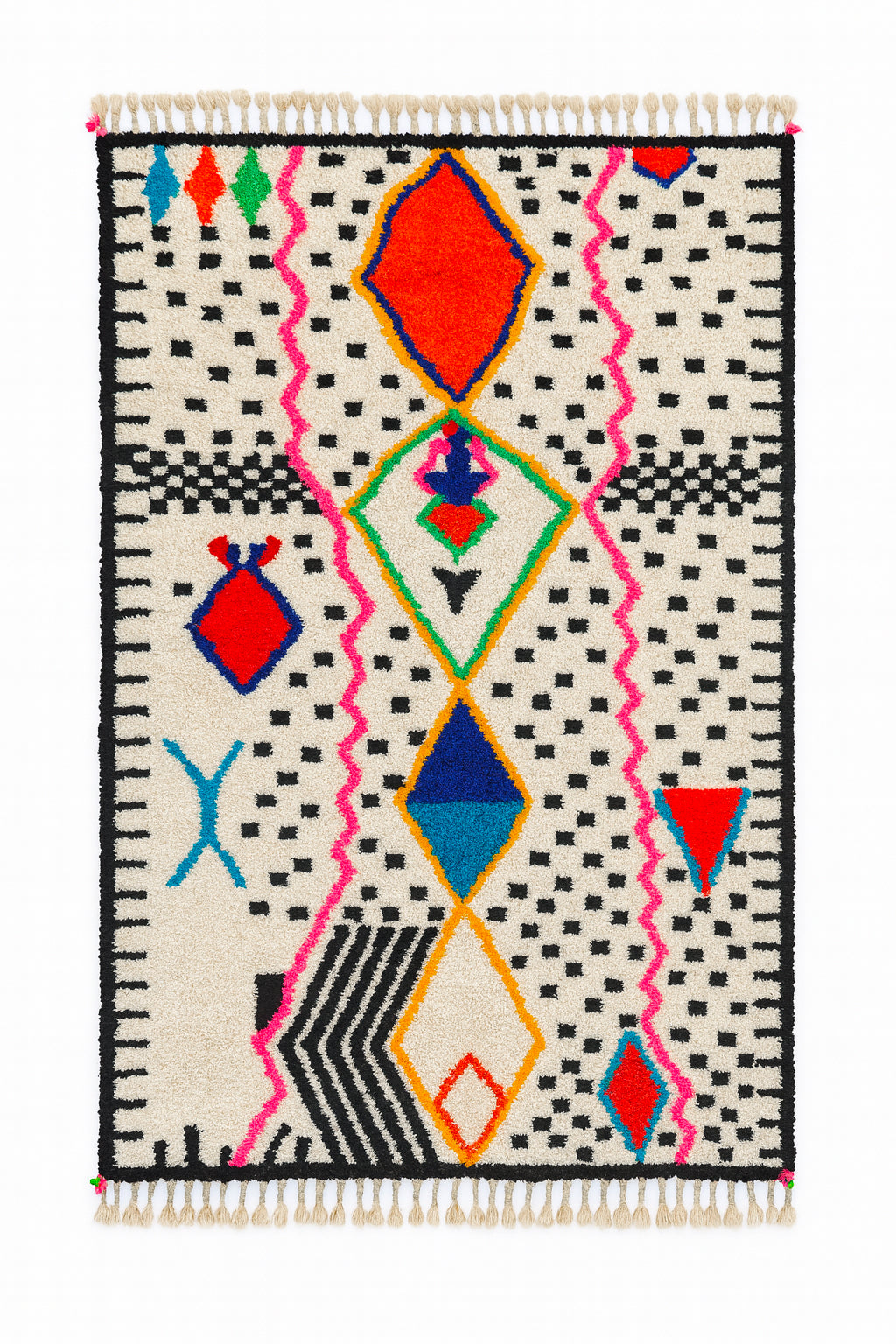 Tapis berbère coloré 153 x 277 cm - n°1763