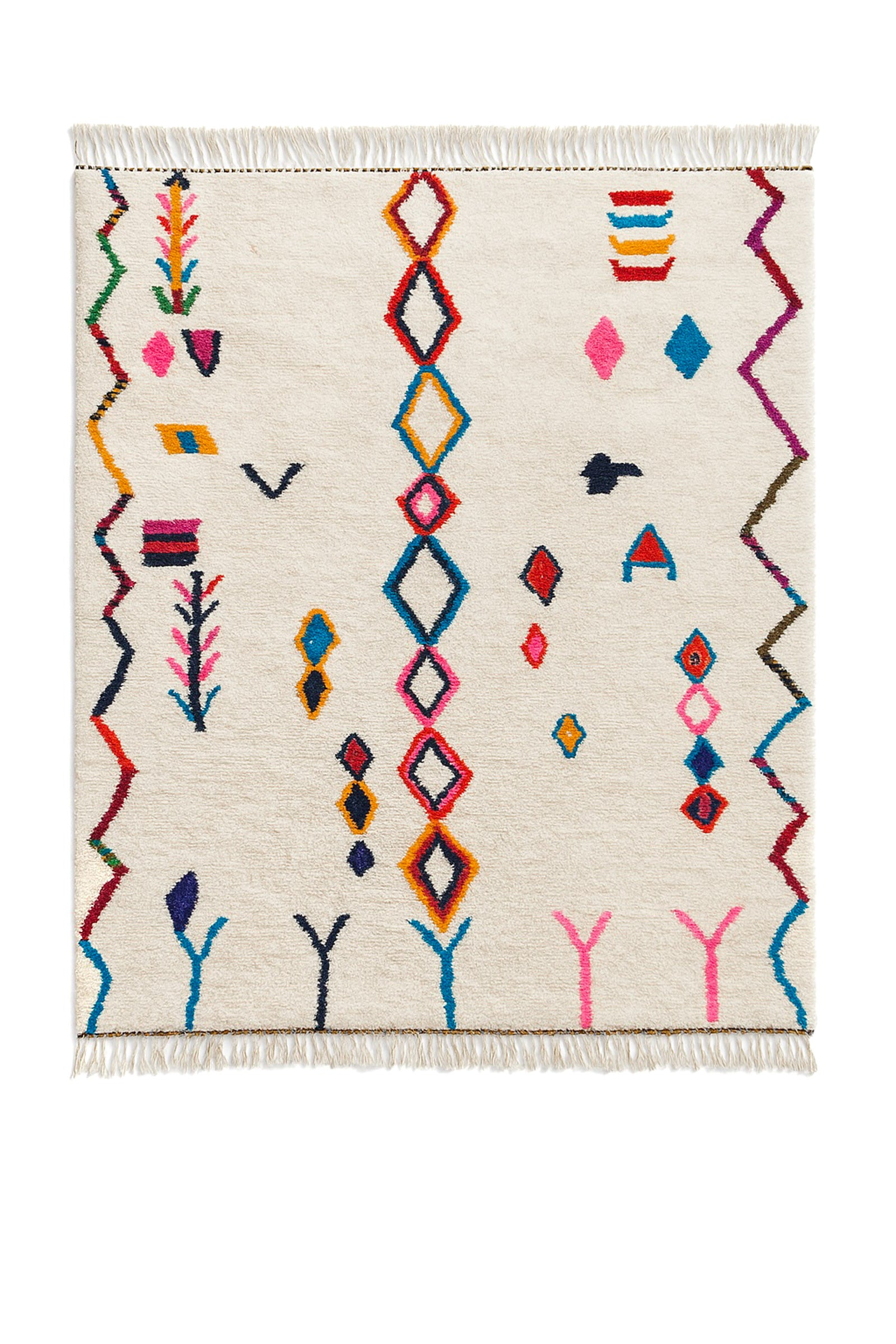 Tapis berbère coloré 261 x 355 cm - n°2342