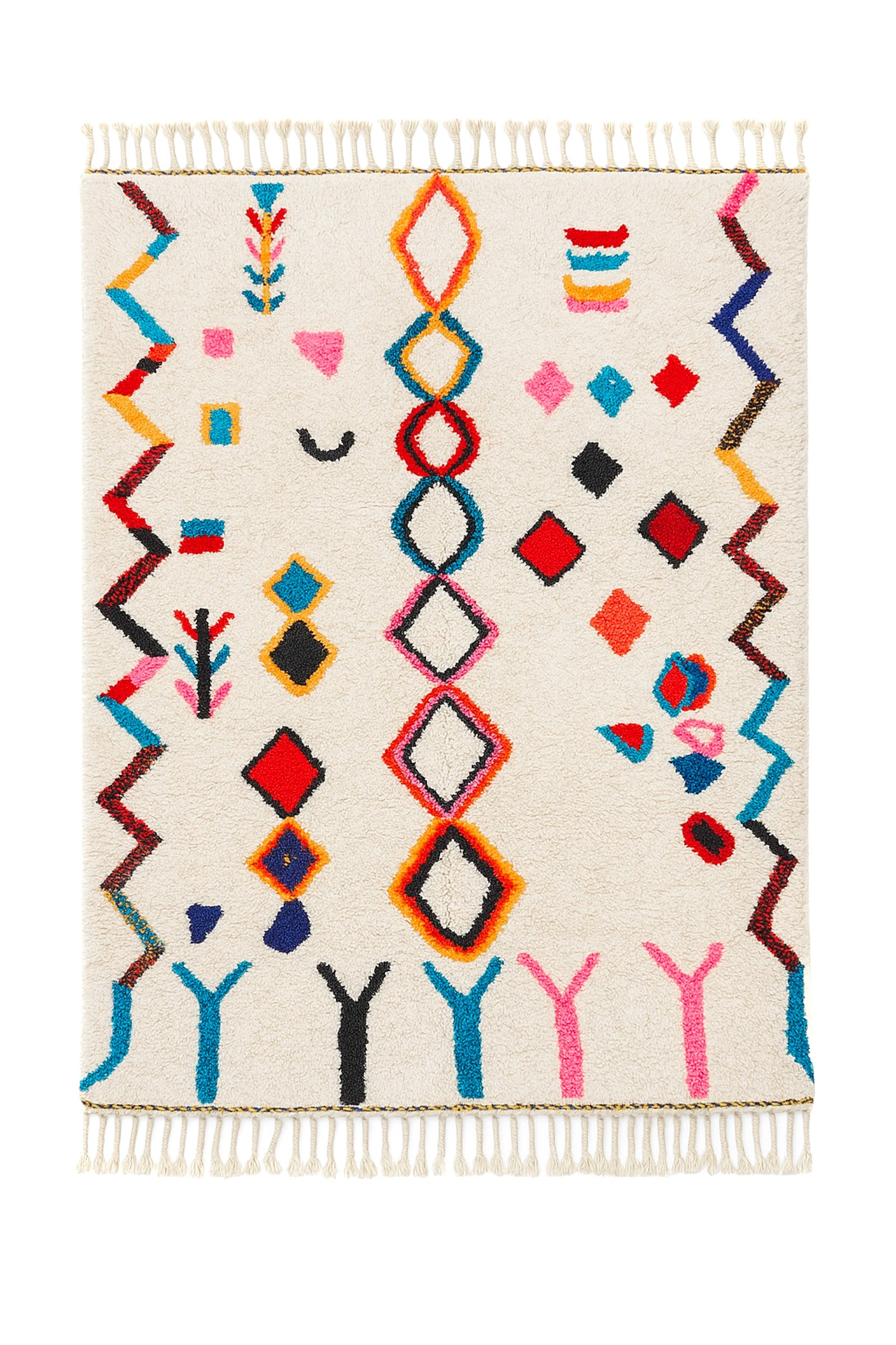Tapis berbère coloré 189 x 330 cm - n°1957
