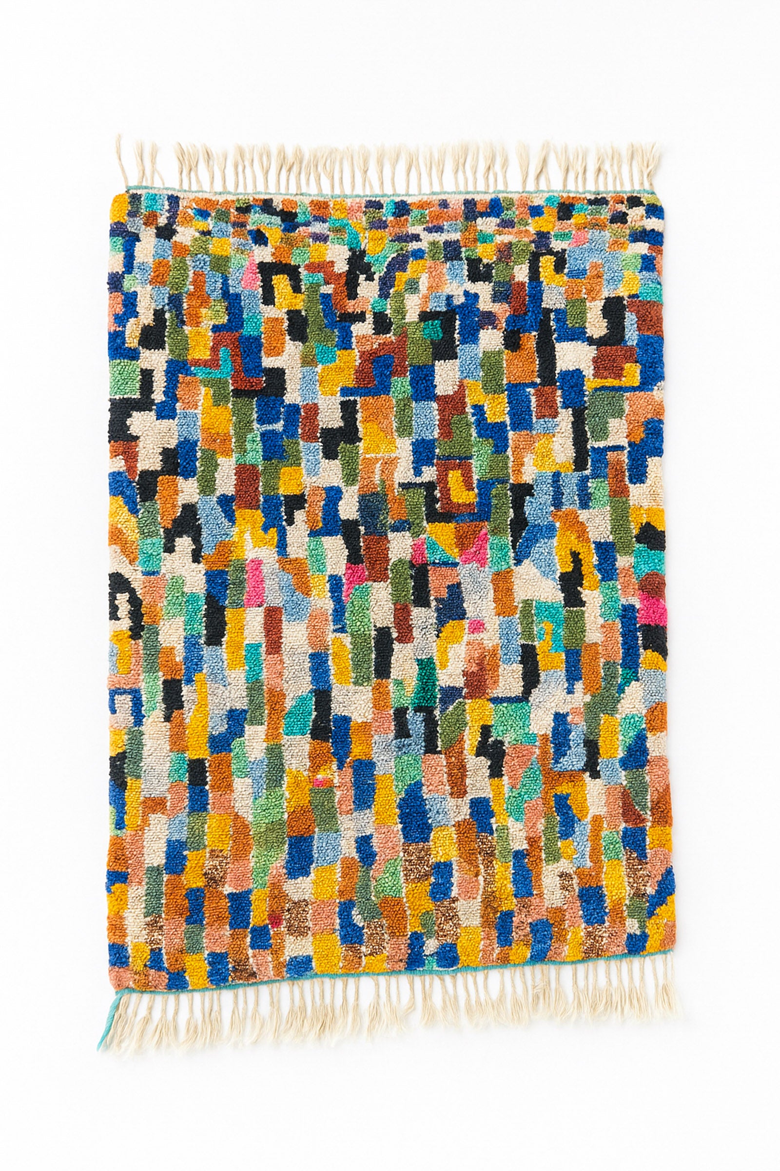 Farbenfroher Berberteppich 127 x 230 cm - Nr. 2071