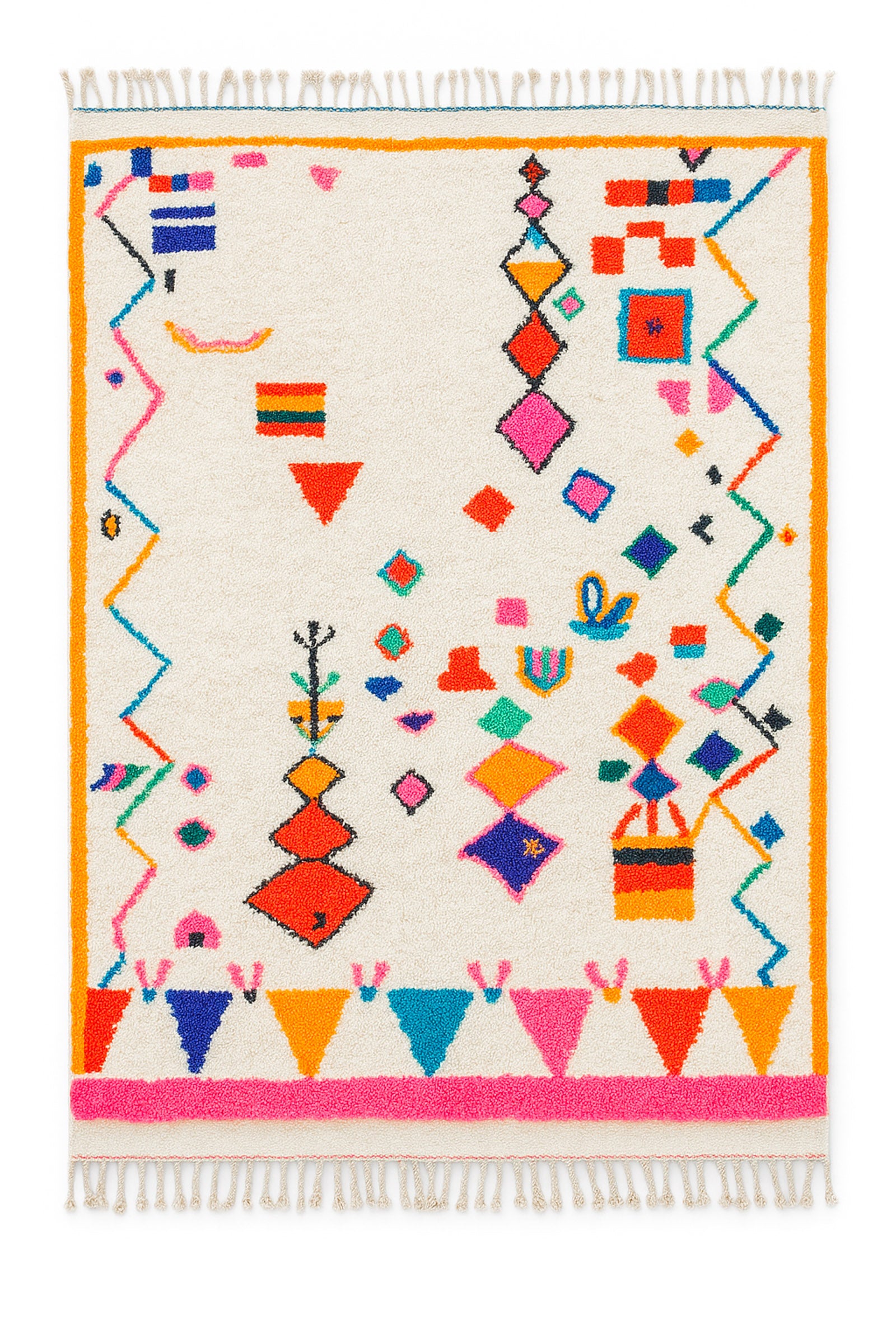 Colorful Berber rug 149 x 274 cm - no. 2131