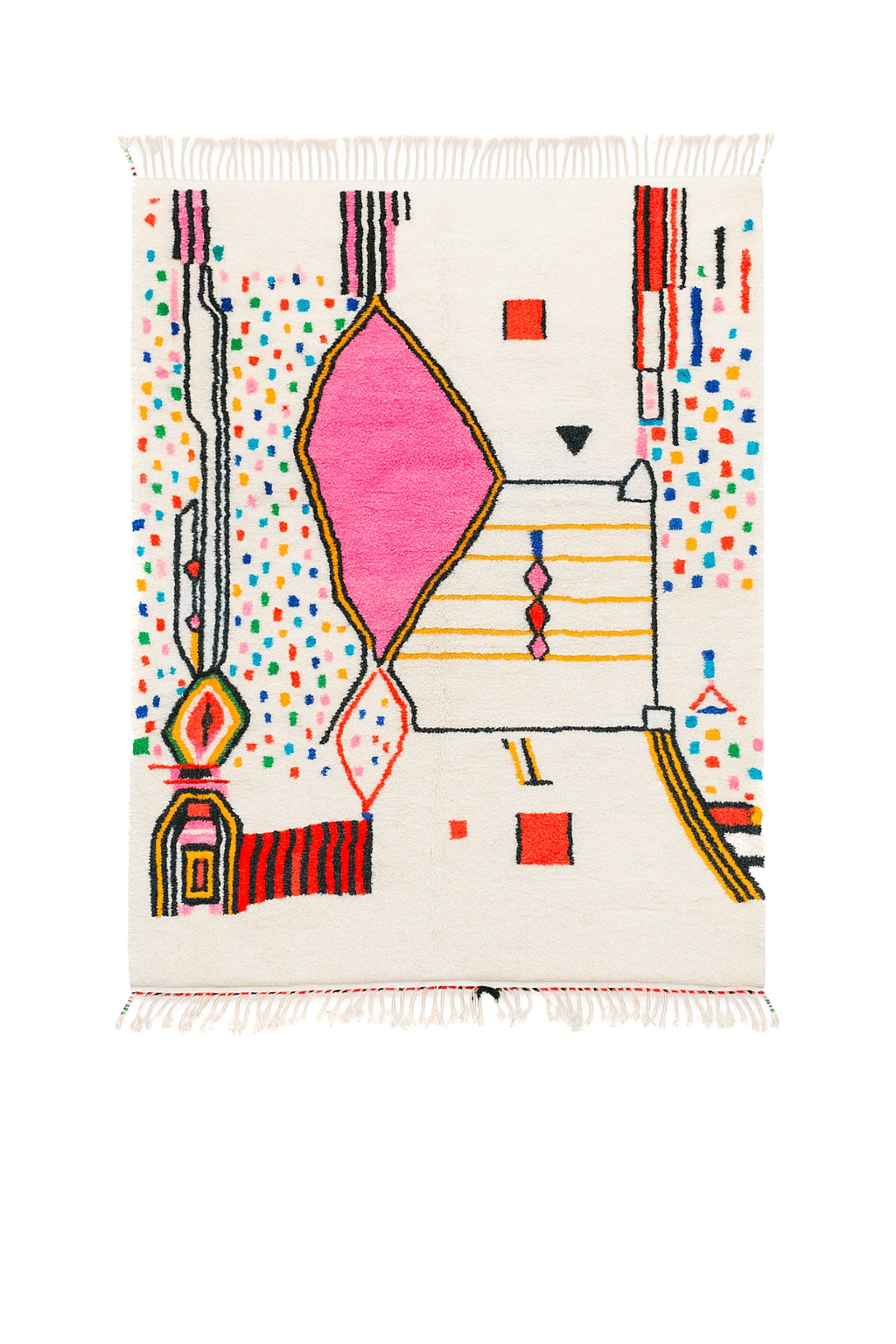 Colorful Berber rug 258 x 356 cm - n°2290