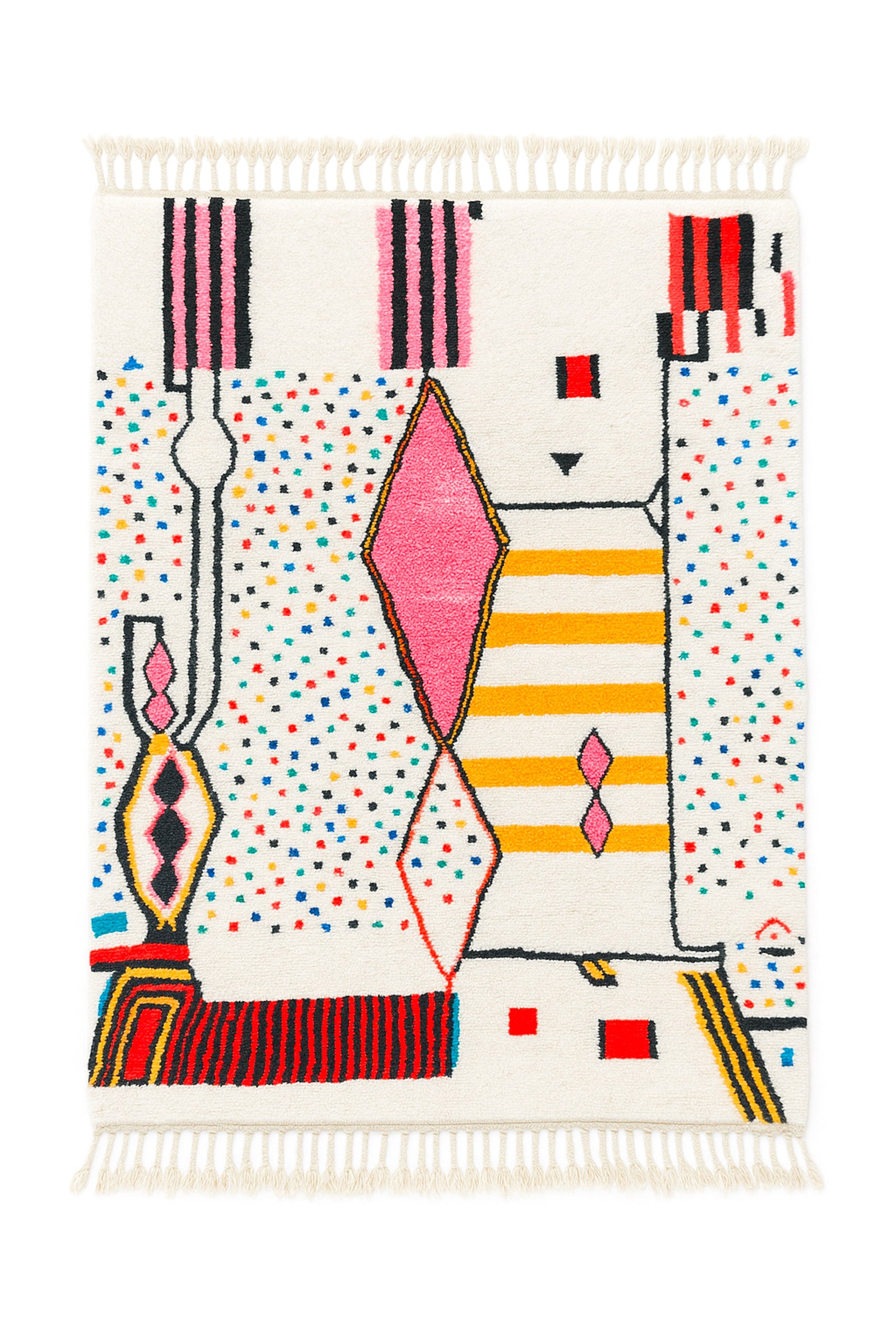 Colorful Berber rug 266 x 351 cm - n°2335