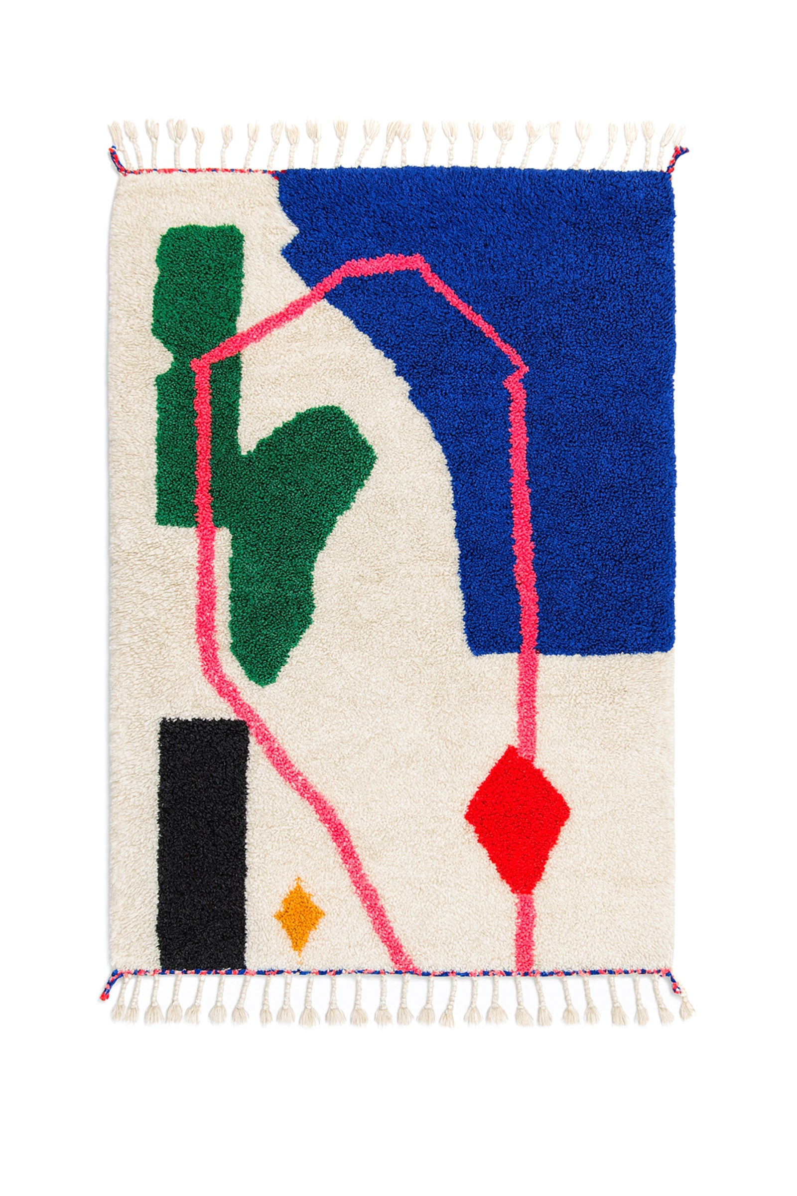 Tapis berbère coloré 96 x 169 cm - n°2457