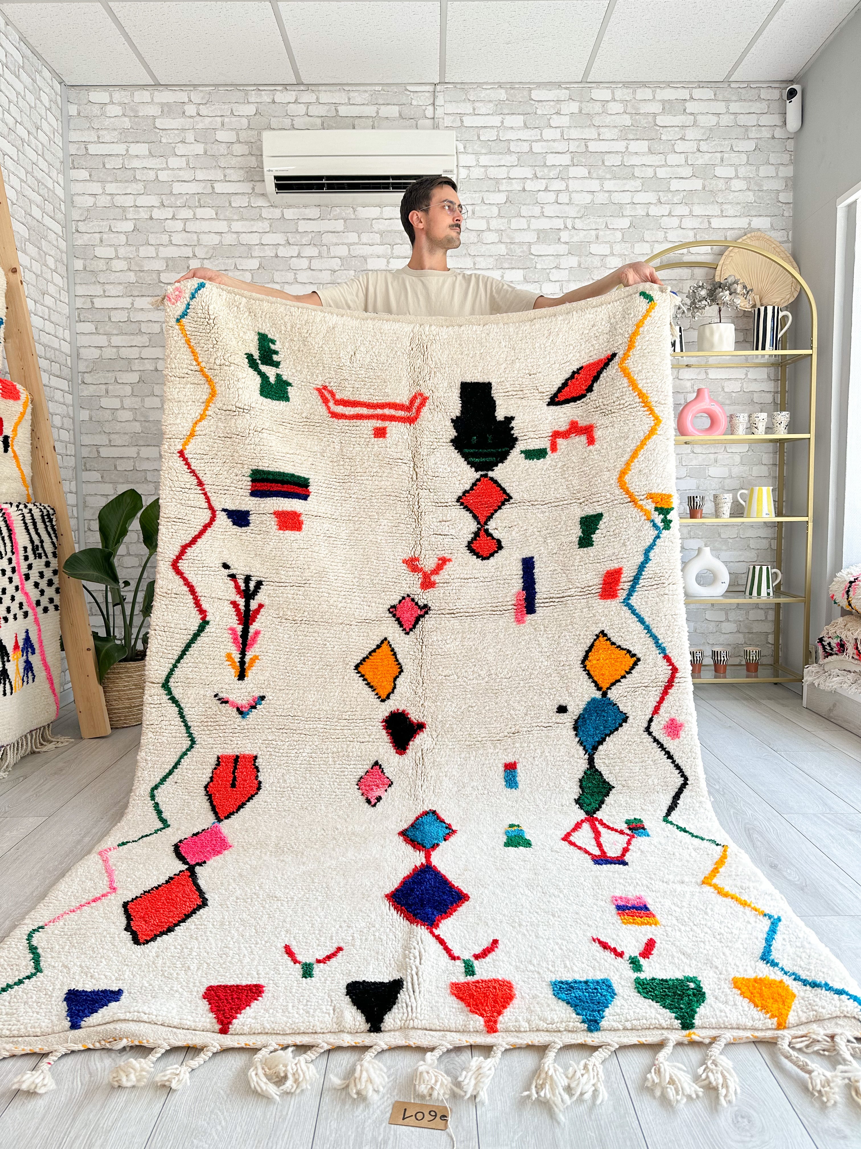 Bunter Berberteppich – Nr. 601