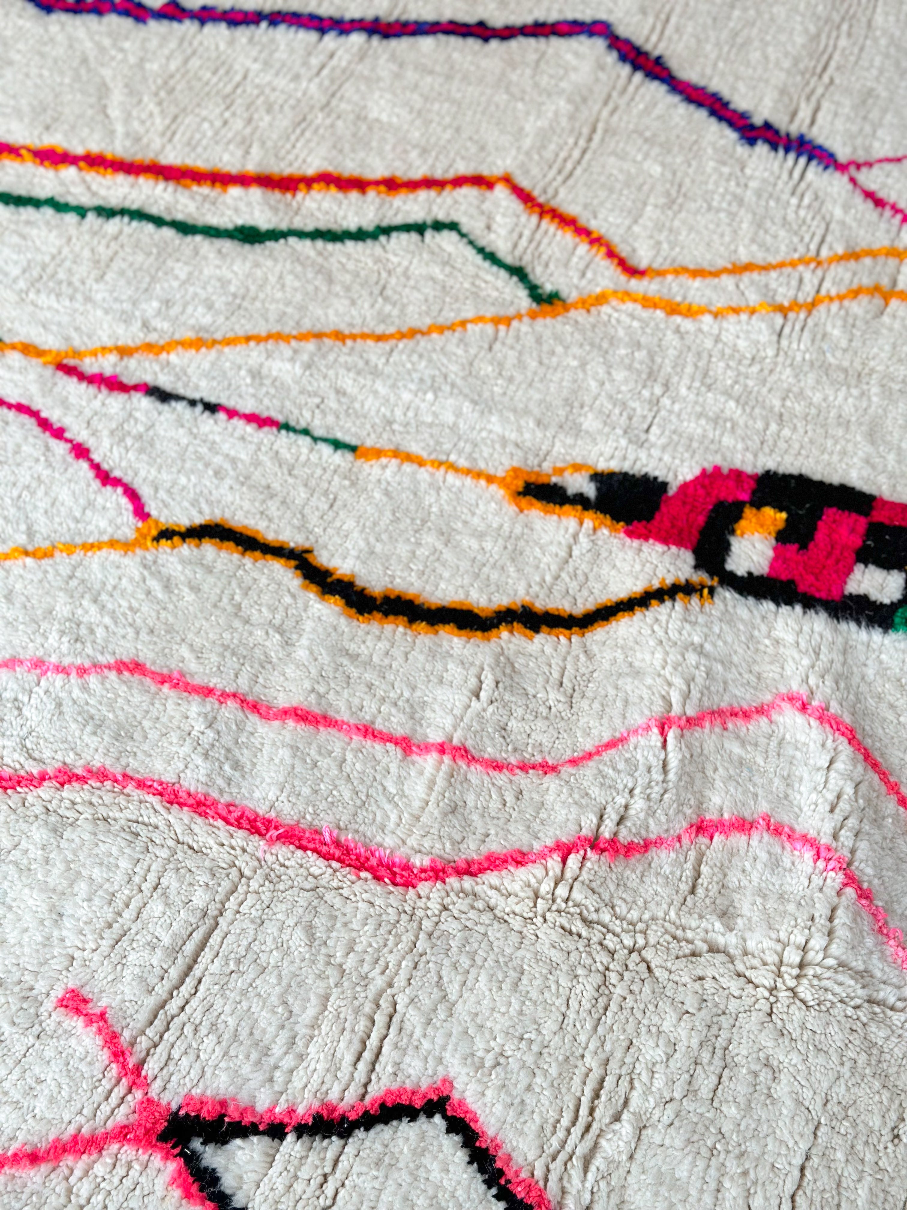 Colorful Berber carpet - n°688