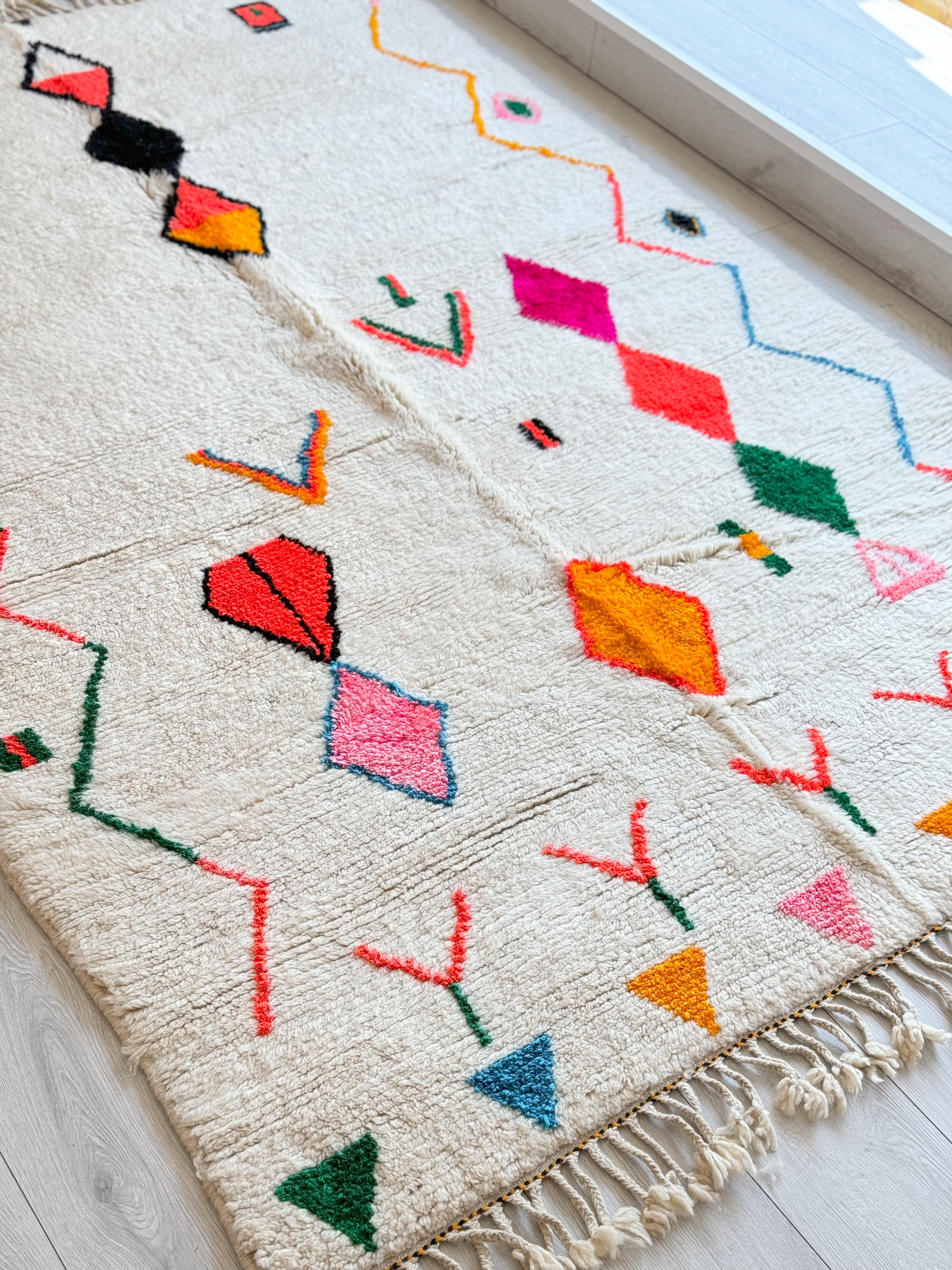Tapis berbère coloré - n°1365