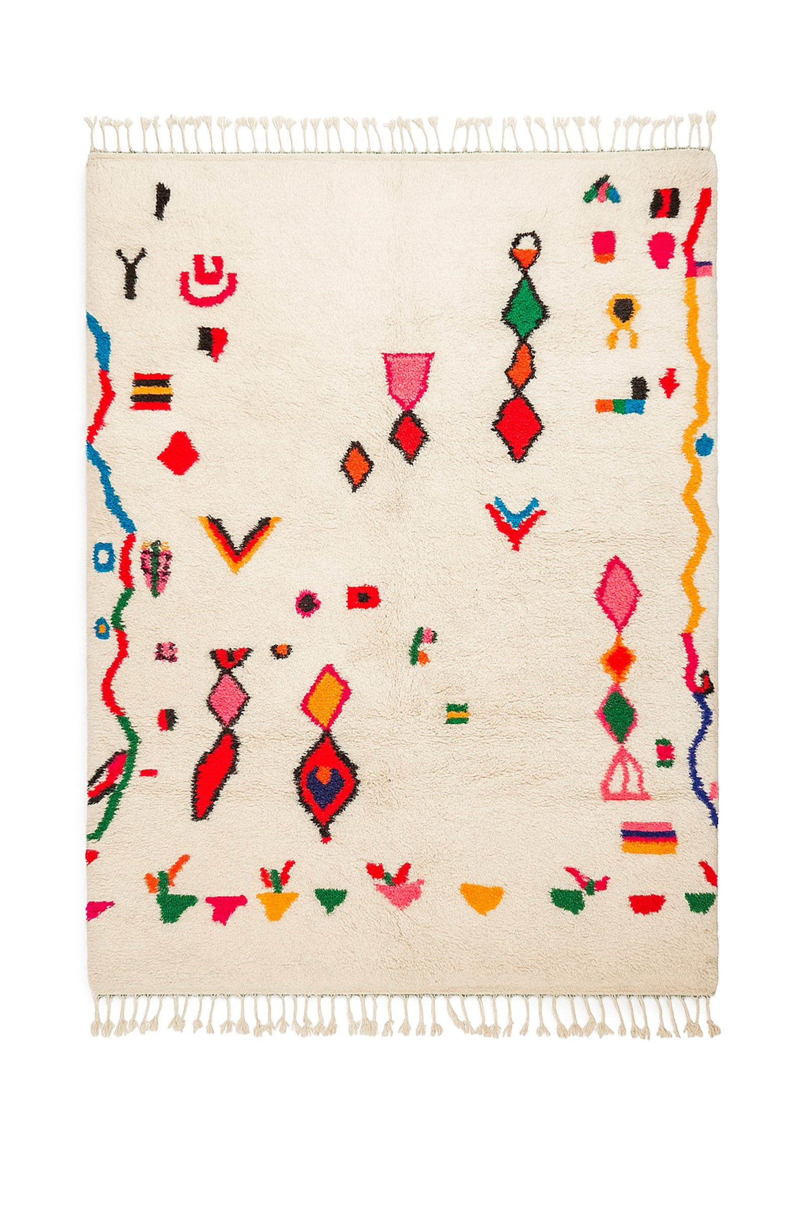 Tapis berbère coloré 192 x 316 cm - n°1176