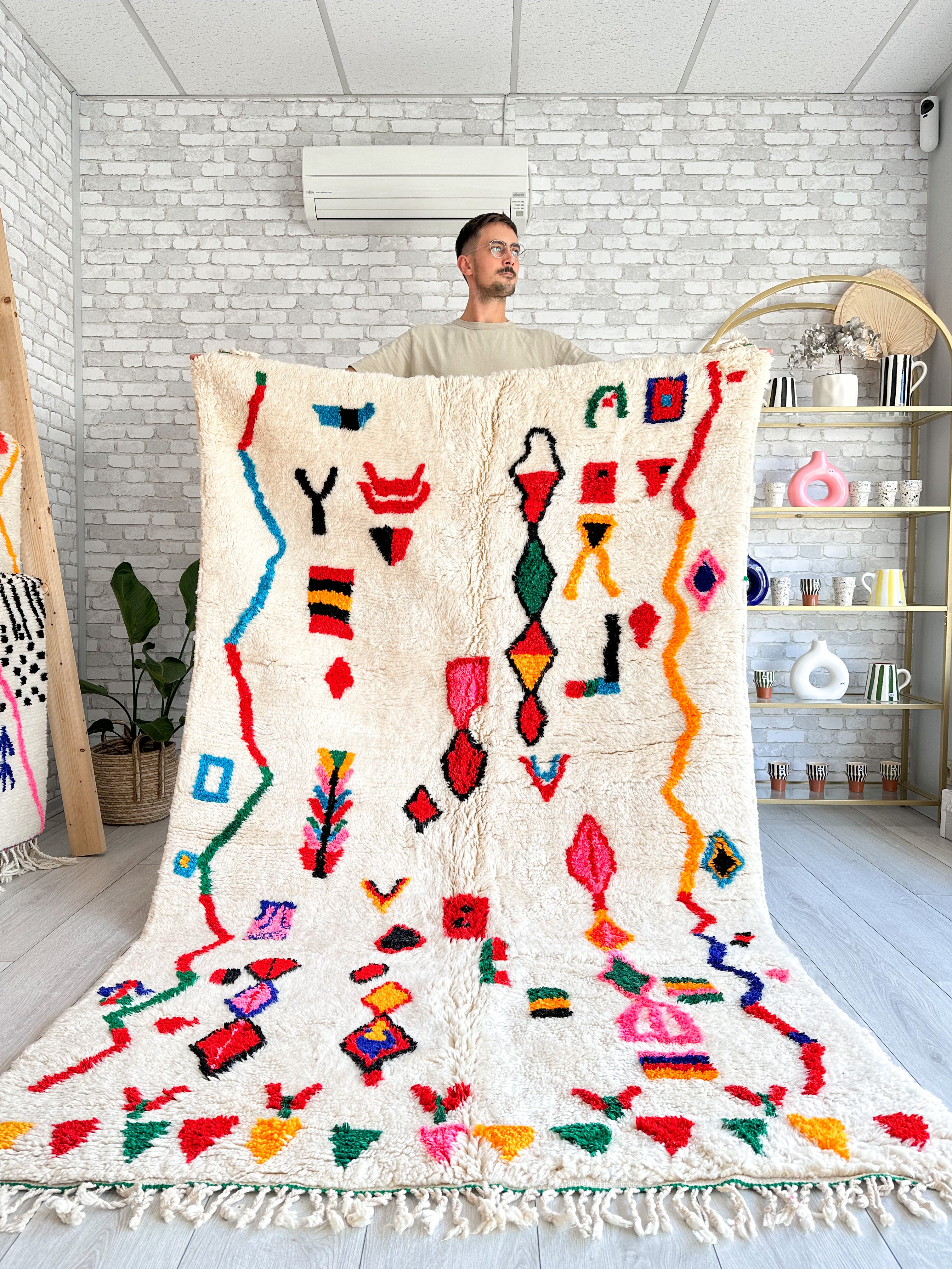 Bunter Berberteppich – Nr. 636