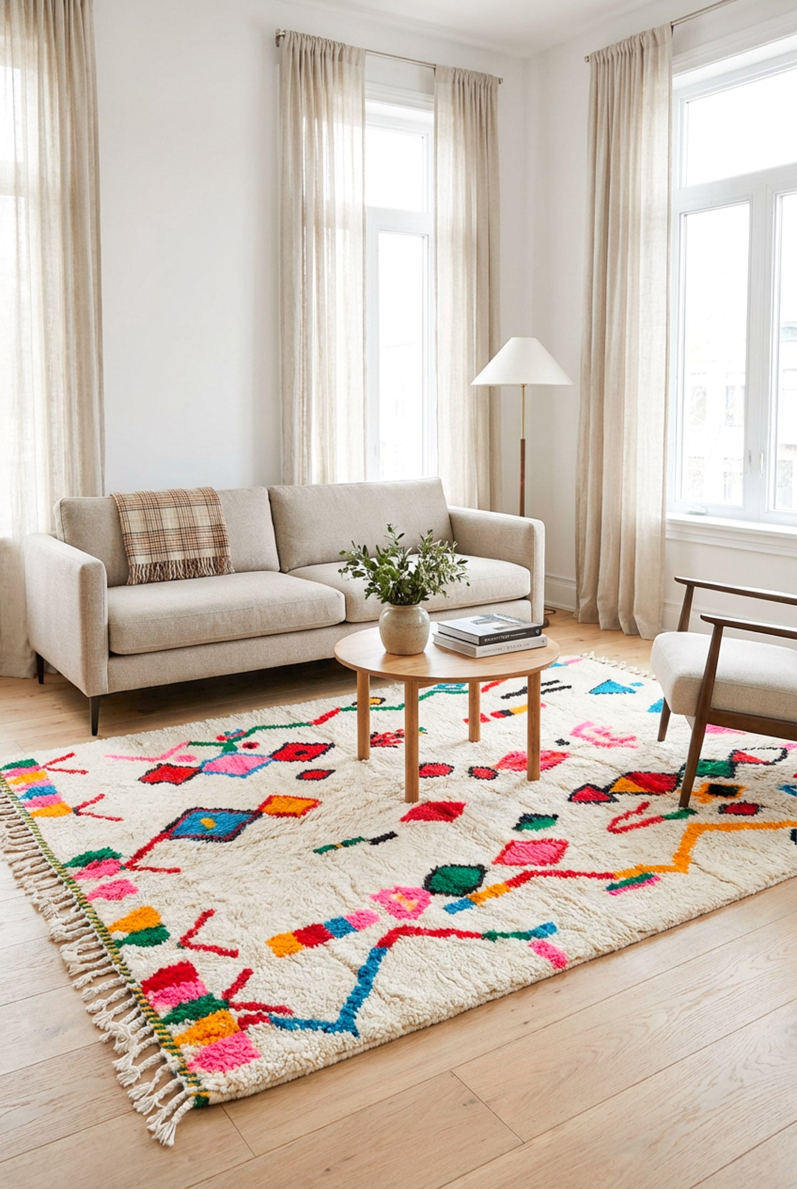 Bunter Berberteppich – Nr. 623