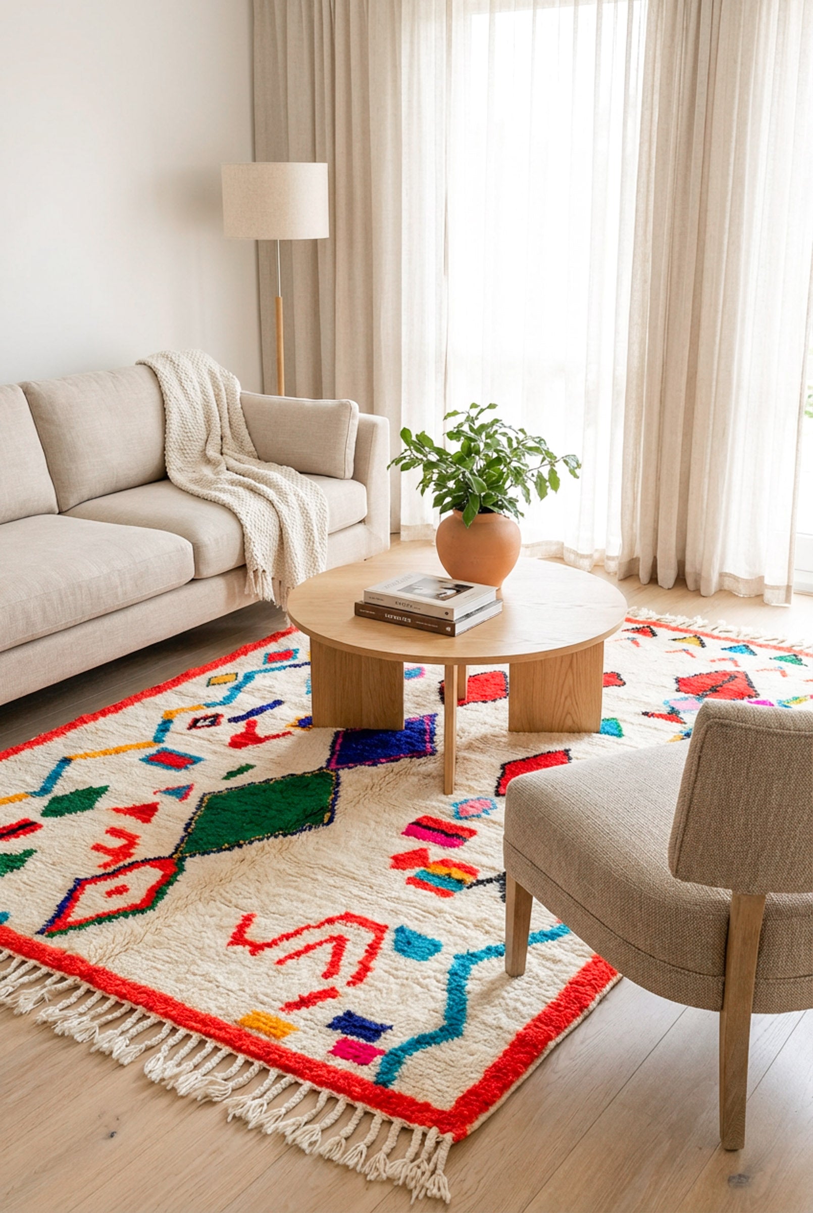 Bunter Berberteppich – Nr. 625