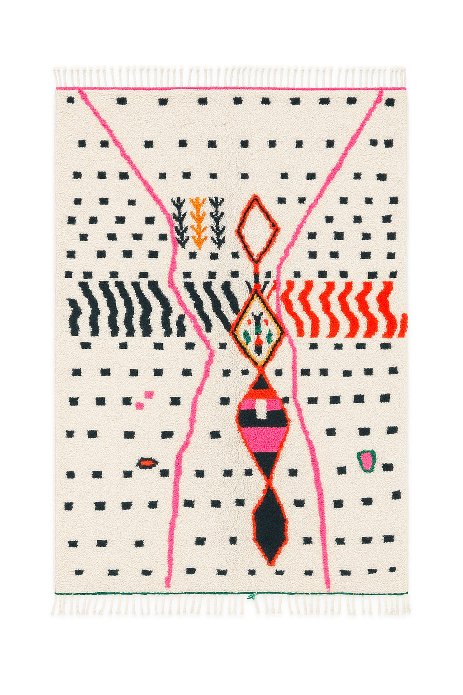 Colorful Berber rug 158 x 267 cm - no. 2176