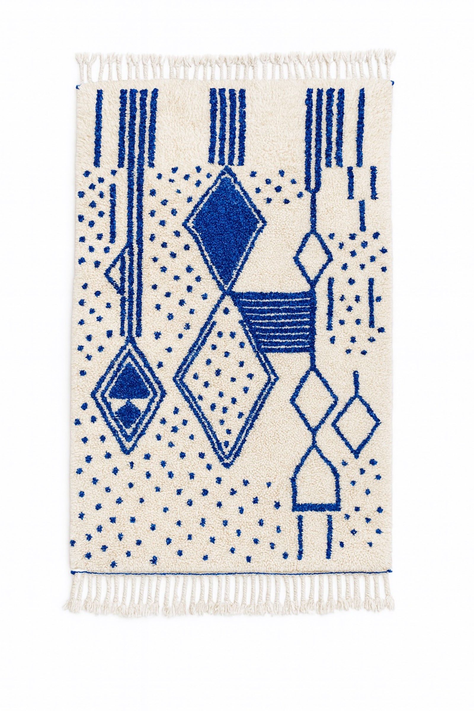 Bunter Berberteppich 99 x 180 cm - Nr. 2452