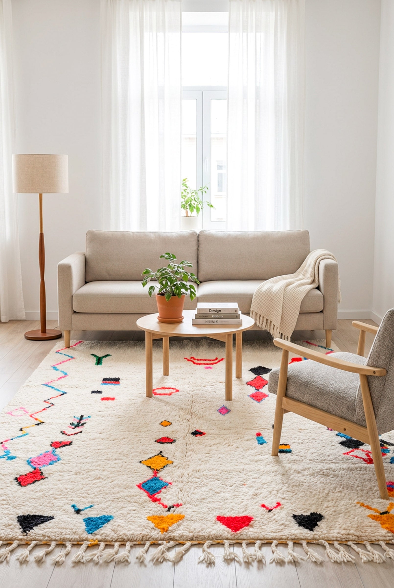 Bunter Berberteppich – Nr. 880