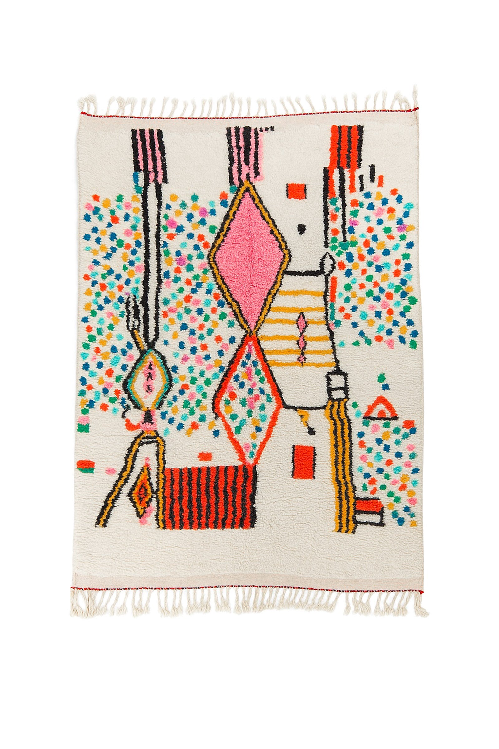 Colorful Berber rug 137 x 218 cm - No. 2400