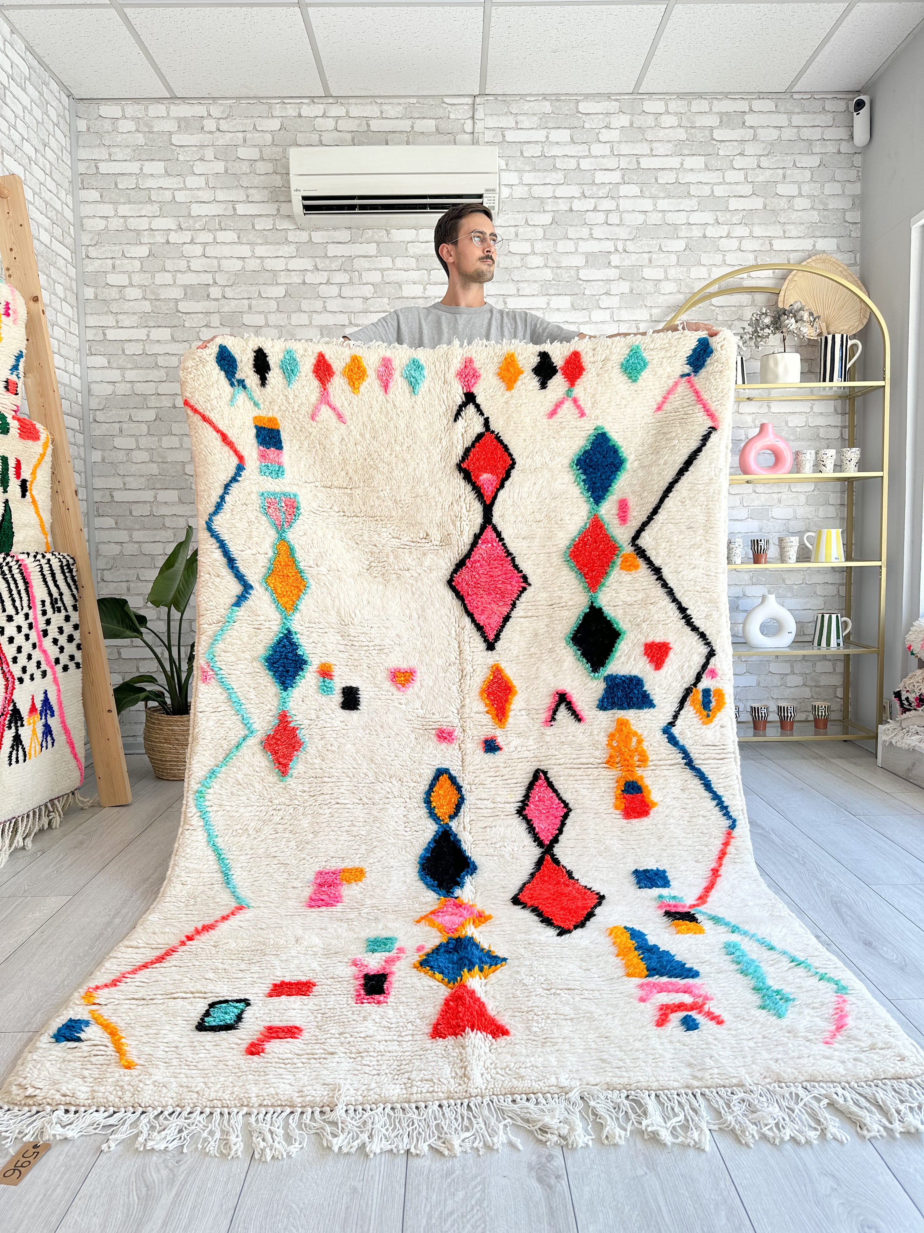 Bunter Berberteppich – Nr. 596