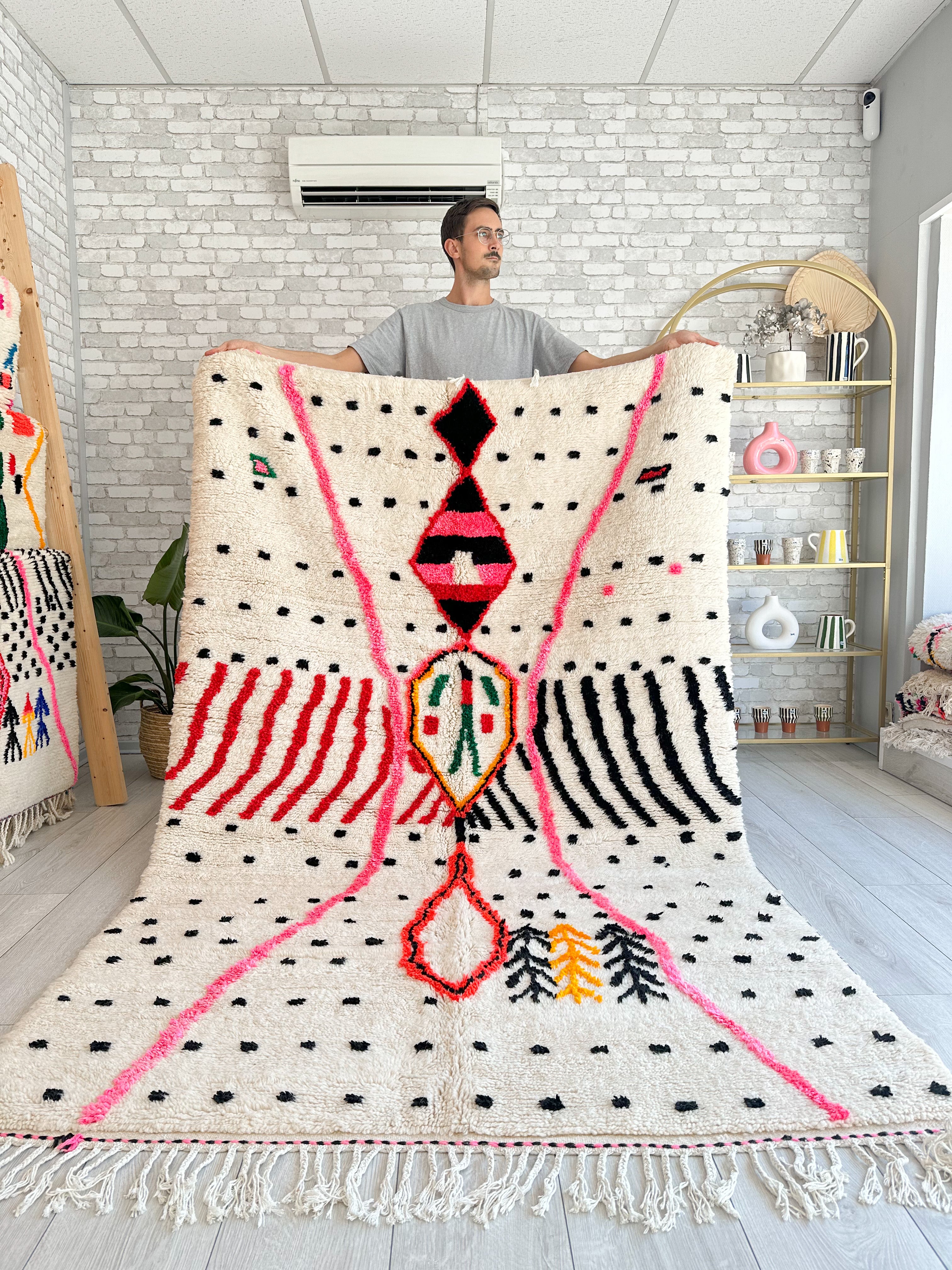 Bunter Berberteppich – Nr. 592