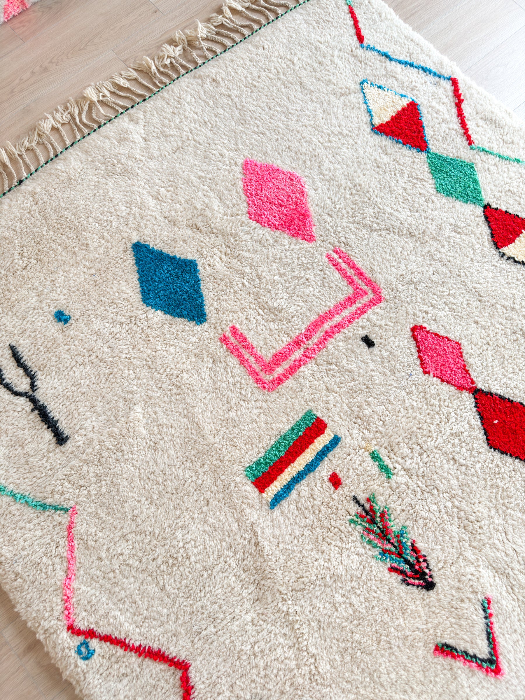 Colorful Berber rug 188 x 303 cm - n°2108