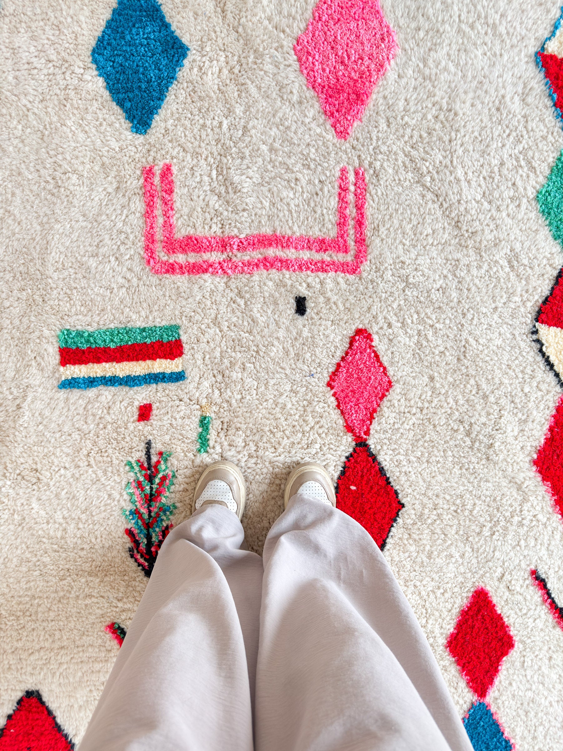 Colorful Berber rug 188 x 303 cm - n°2108