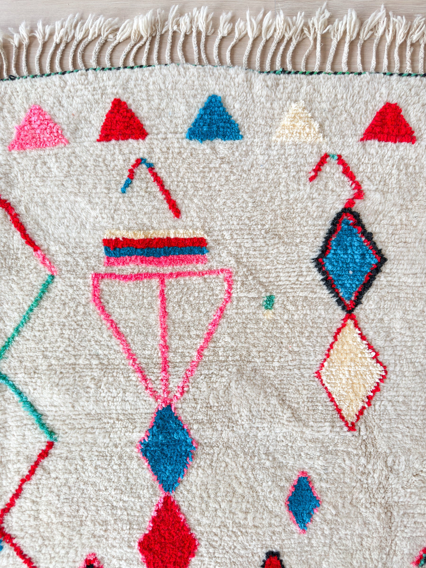 Colorful Berber rug 188 x 303 cm - n°2108