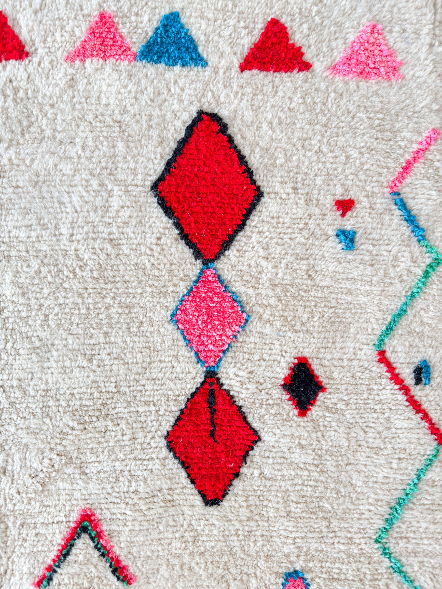 Colorful Berber rug 188 x 303 cm - n°2108