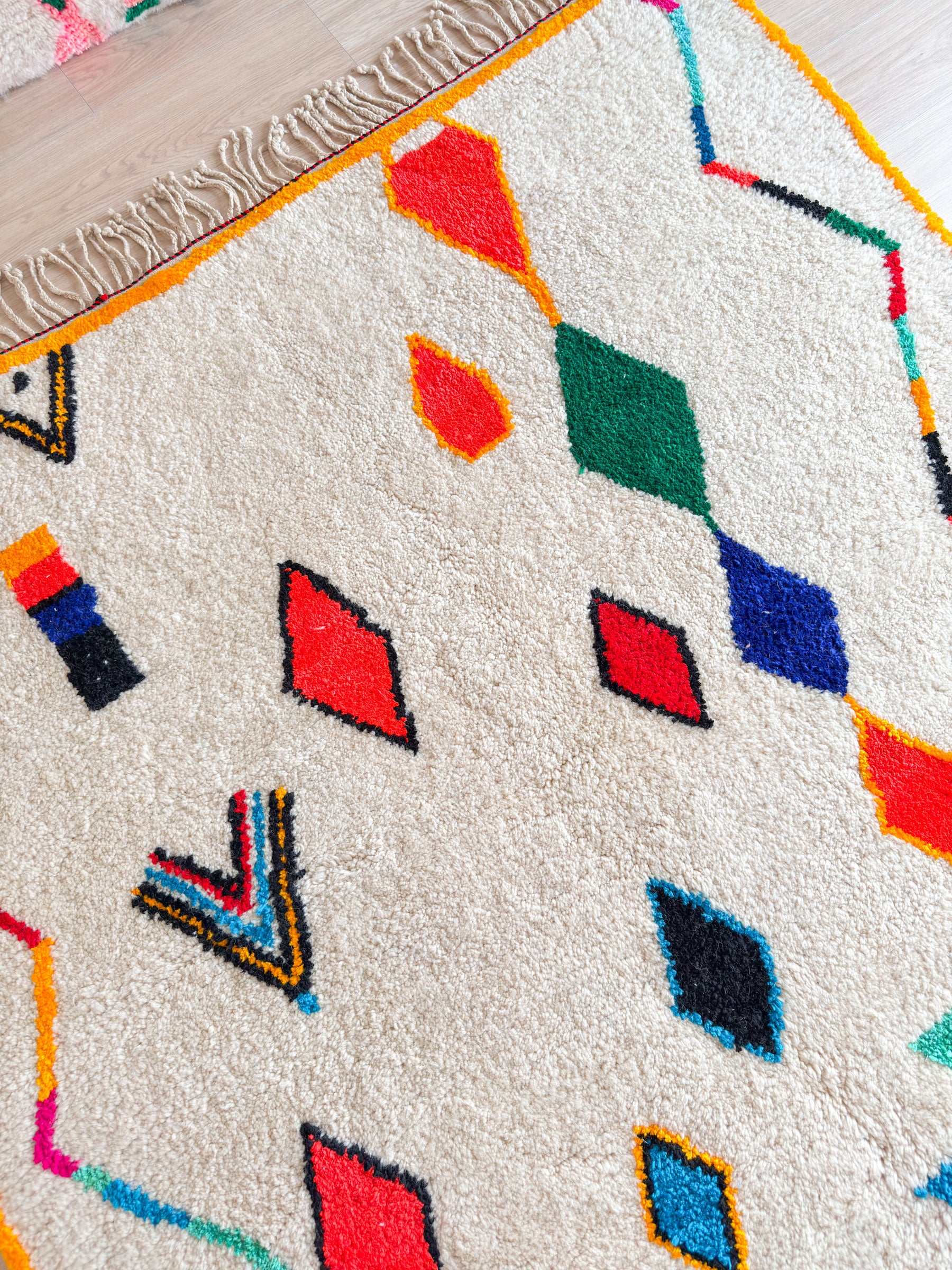 Colorful Berber rug 192 x 284 cm - n°1948
