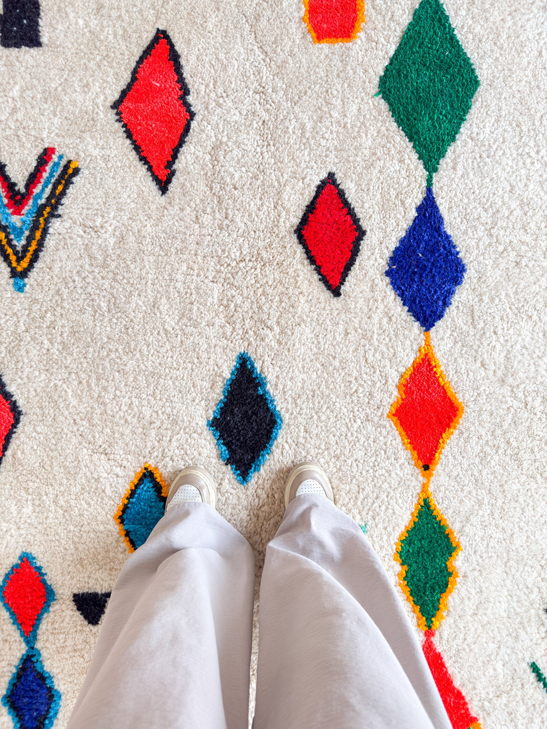 Colorful Berber rug 192 x 284 cm - n°1948