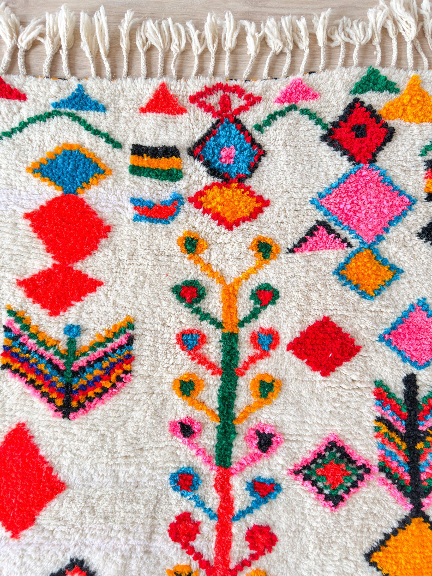 Colorful Berber rug 146 x 243 cm - no. 2169