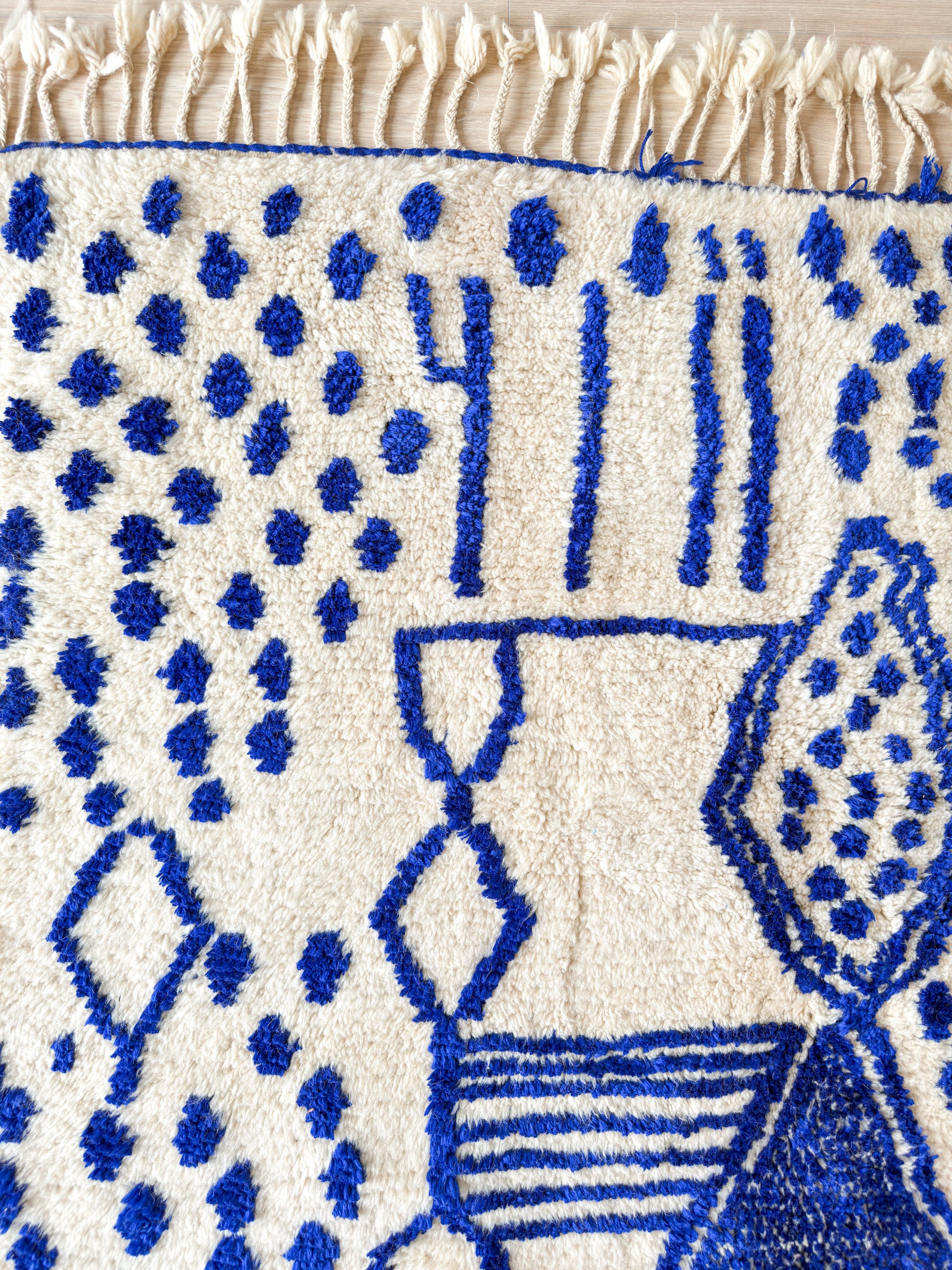 Colorful Berber rug 164 x 221 cm - n°1952