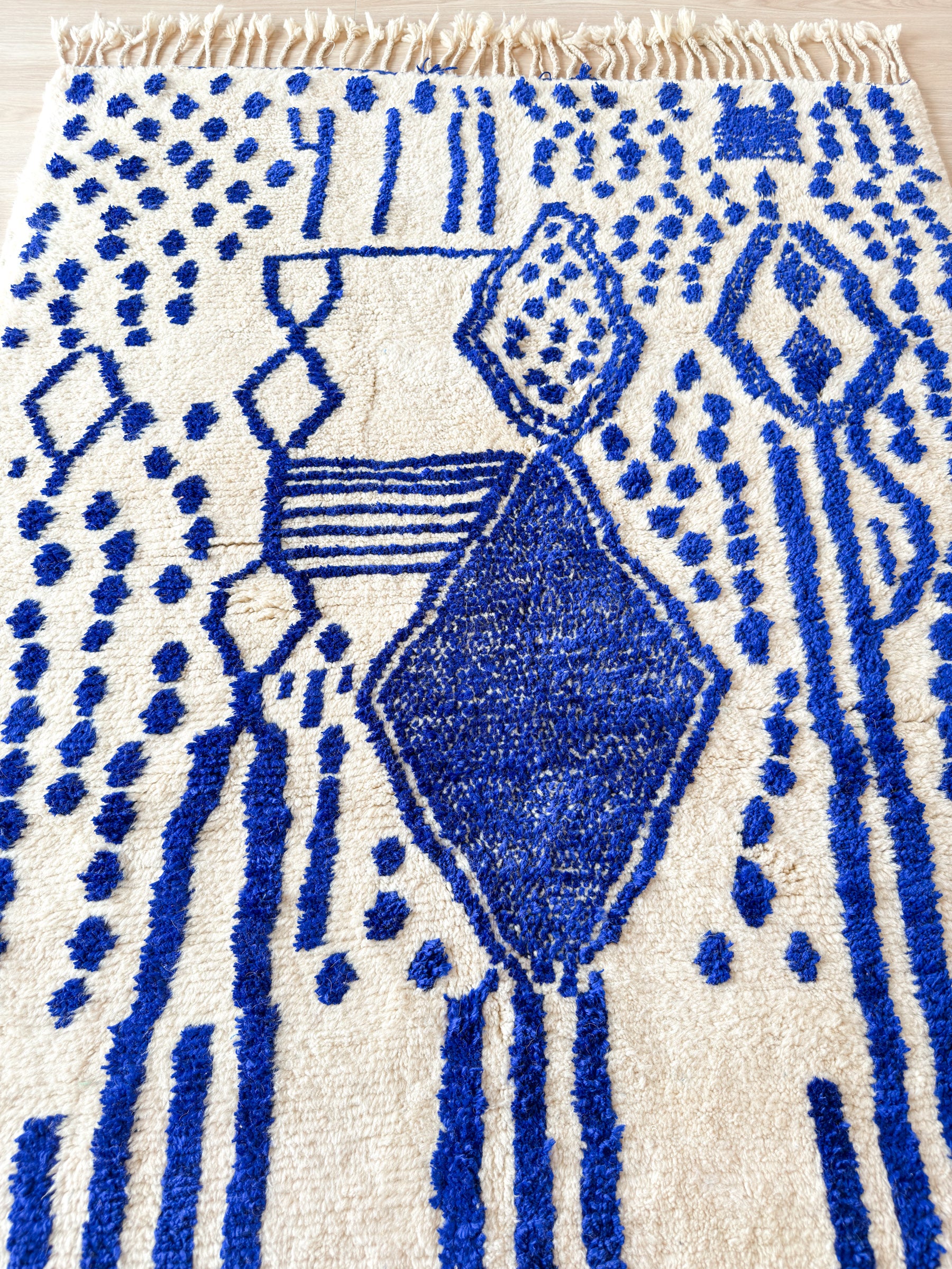 Colorful Berber rug 164 x 221 cm - n°1952