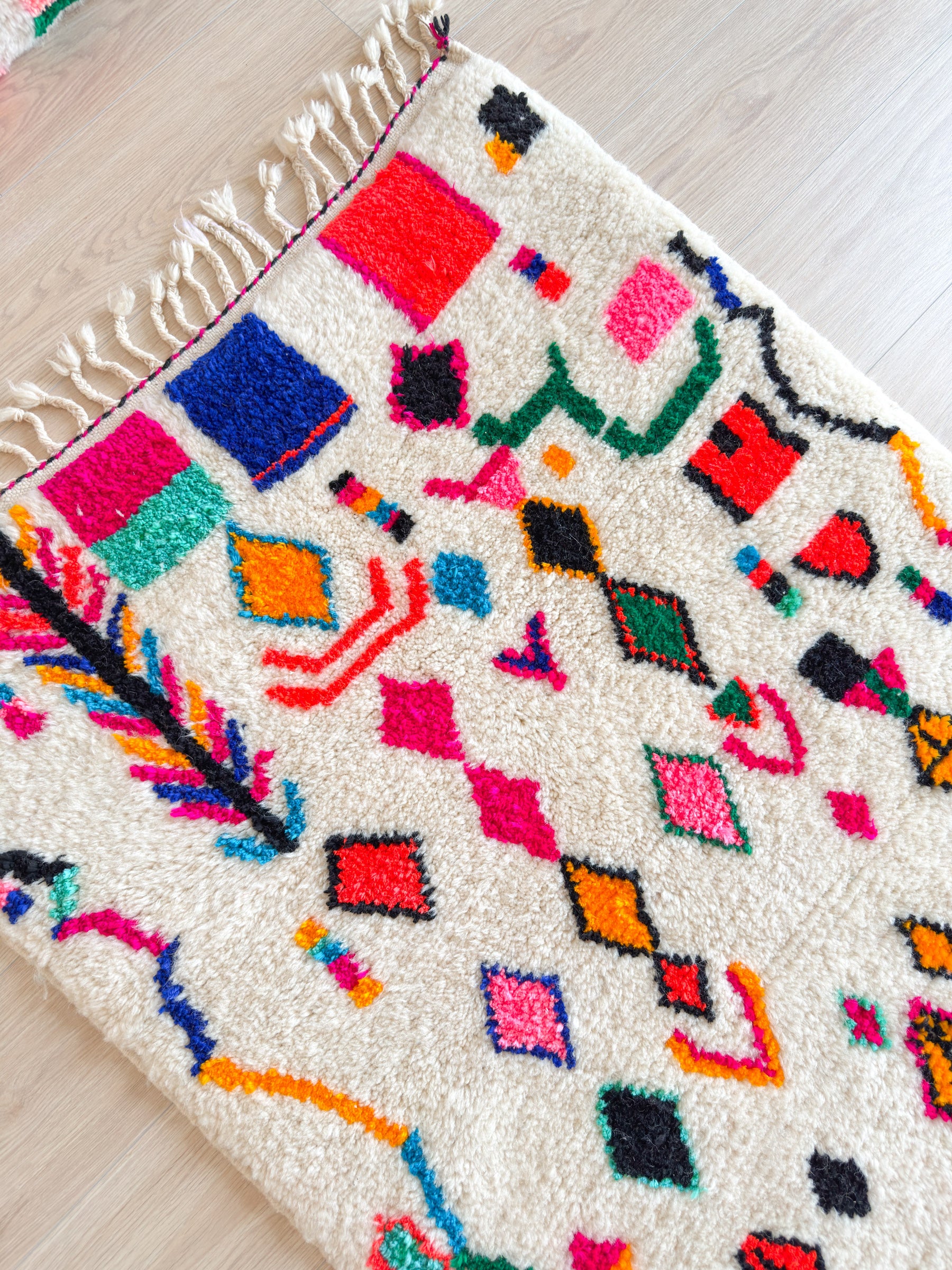 Colorful Berber rug 96 x 165 cm - n°2058