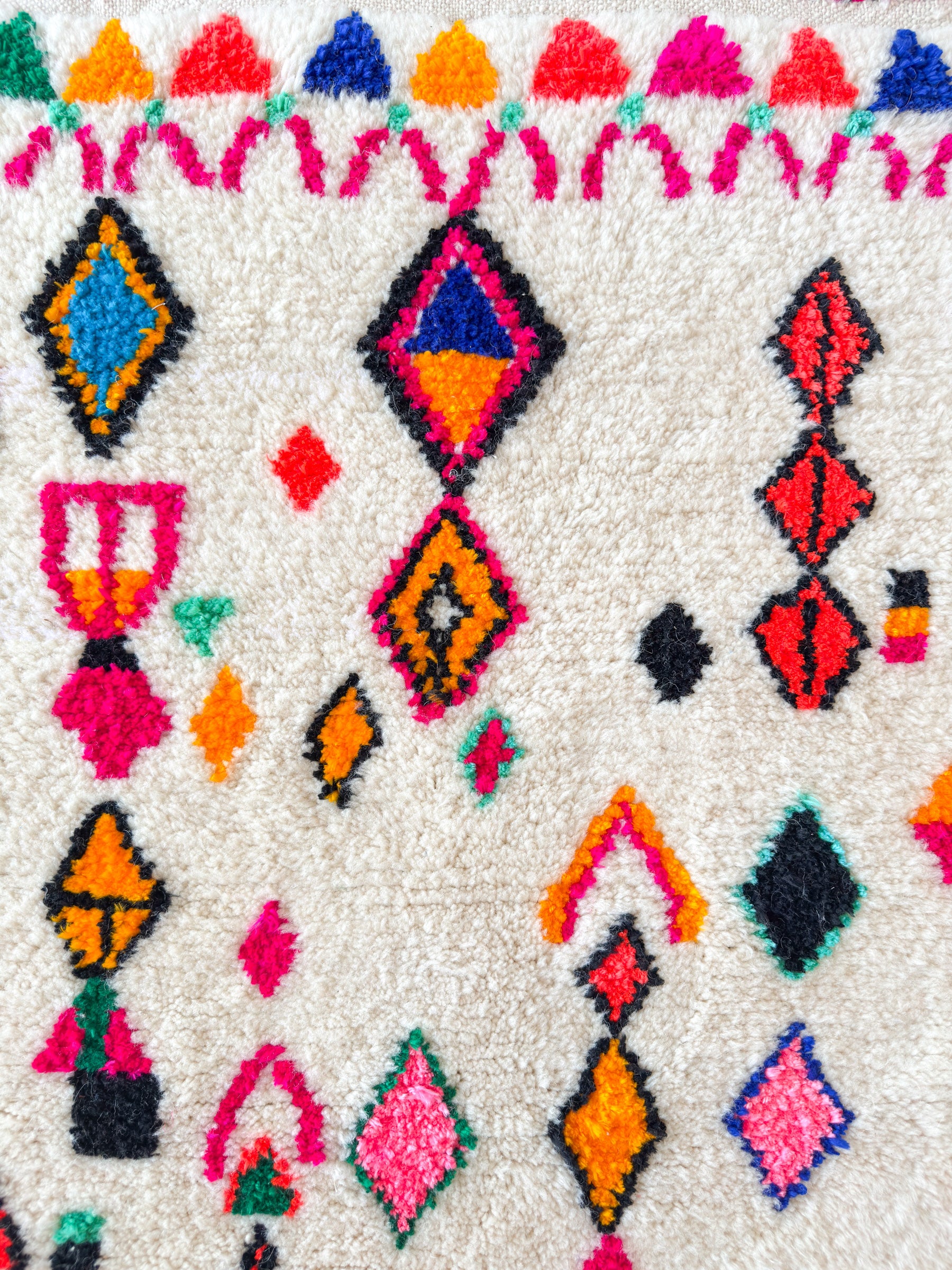 Colorful Berber rug 96 x 165 cm - n°2058