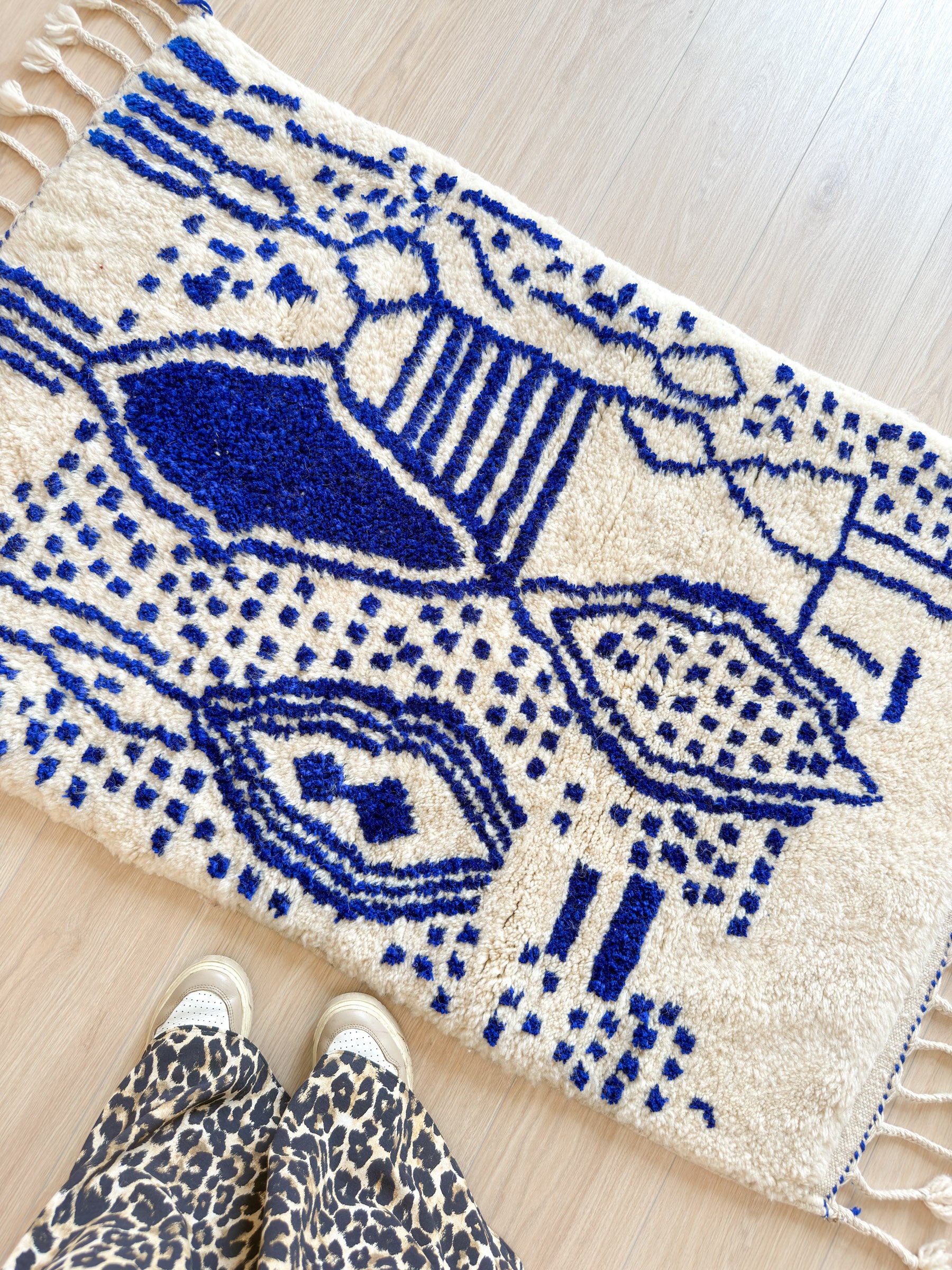 Tapis berbère coloré 86 x 157 cm - n°2057