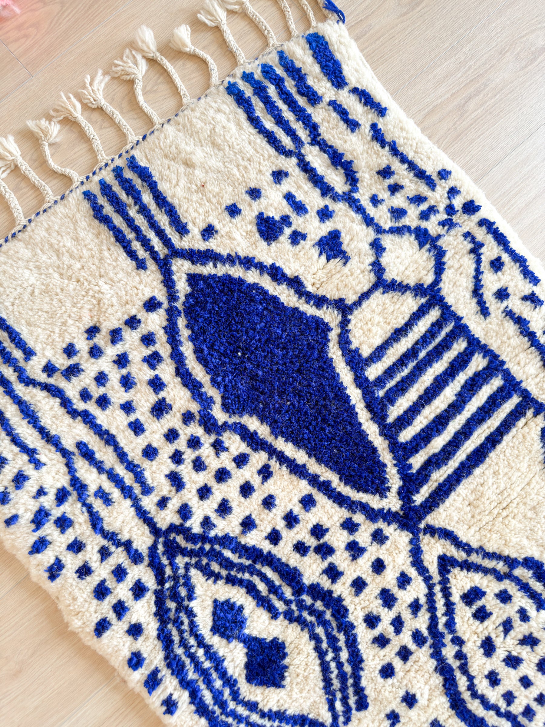 Colorful Berber rug 86 x 157 cm - n°2057