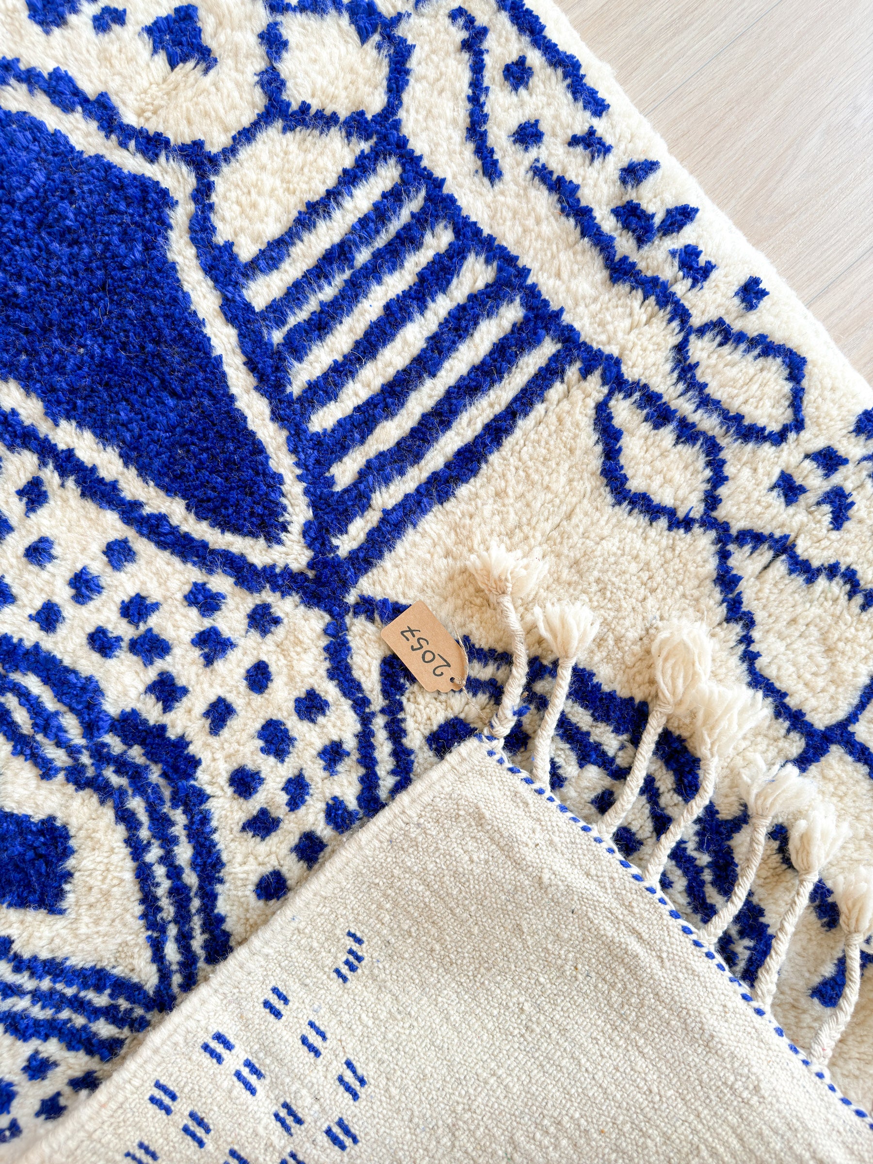 Colorful Berber rug 86 x 157 cm - n°2057