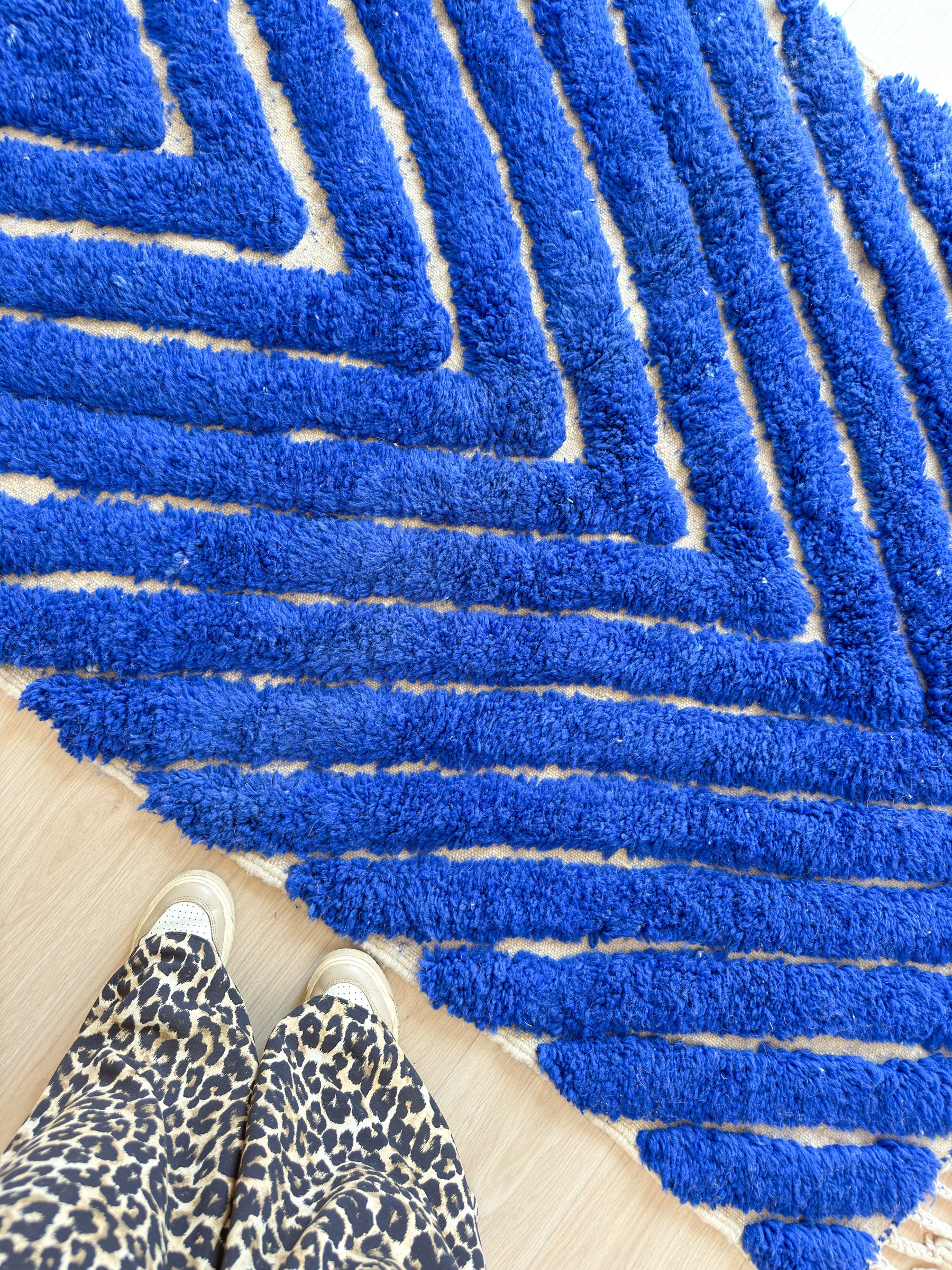Tapis berbère coloré 123 x 200 cm - n°2059