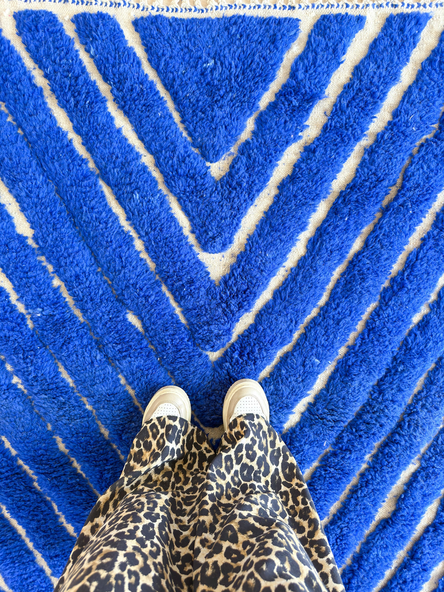 Tapis berbère coloré 123 x 200 cm - n°2059