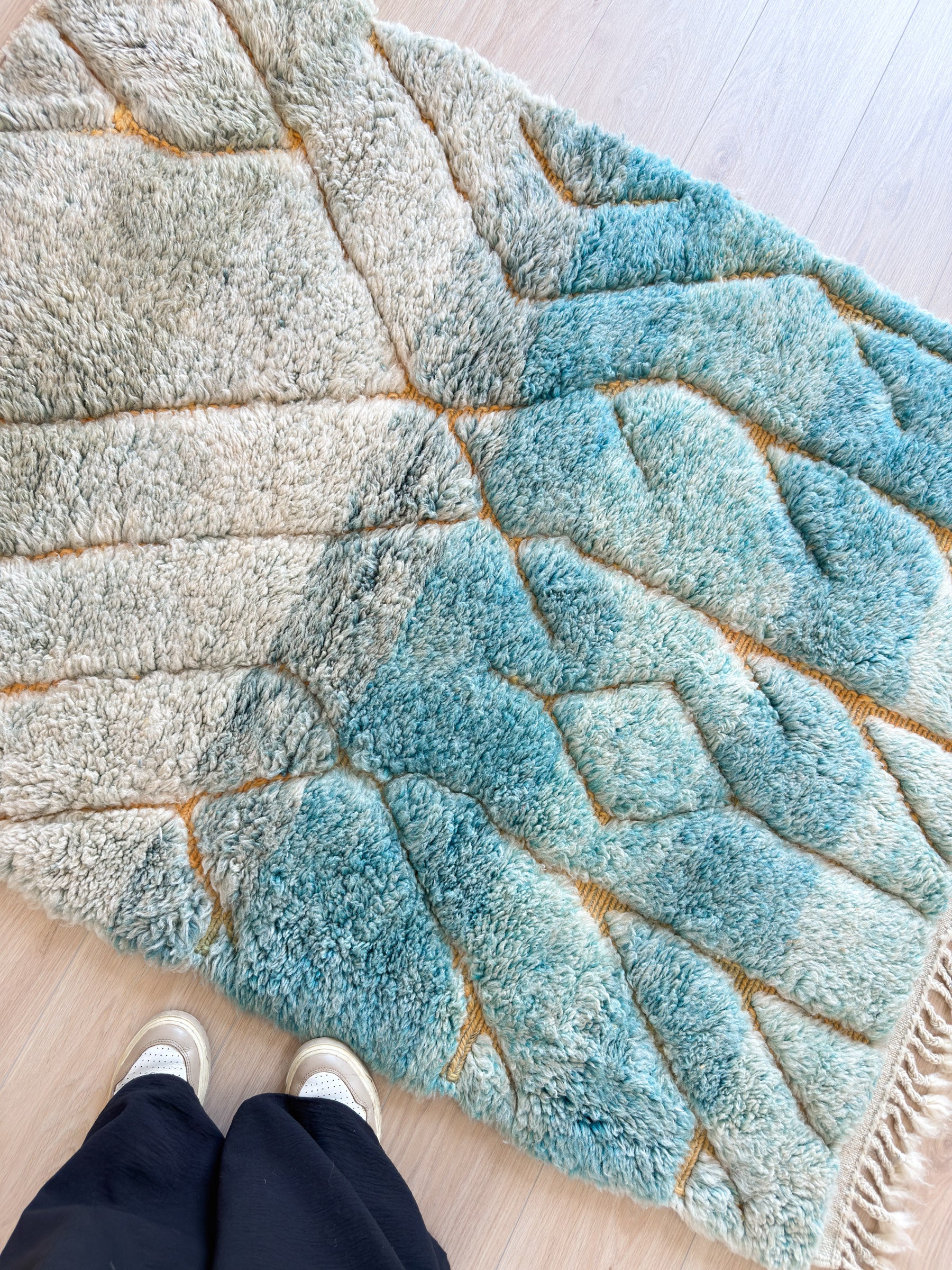 Farbenfroher Berberteppich 115 x 165 cm - Nr. 2154