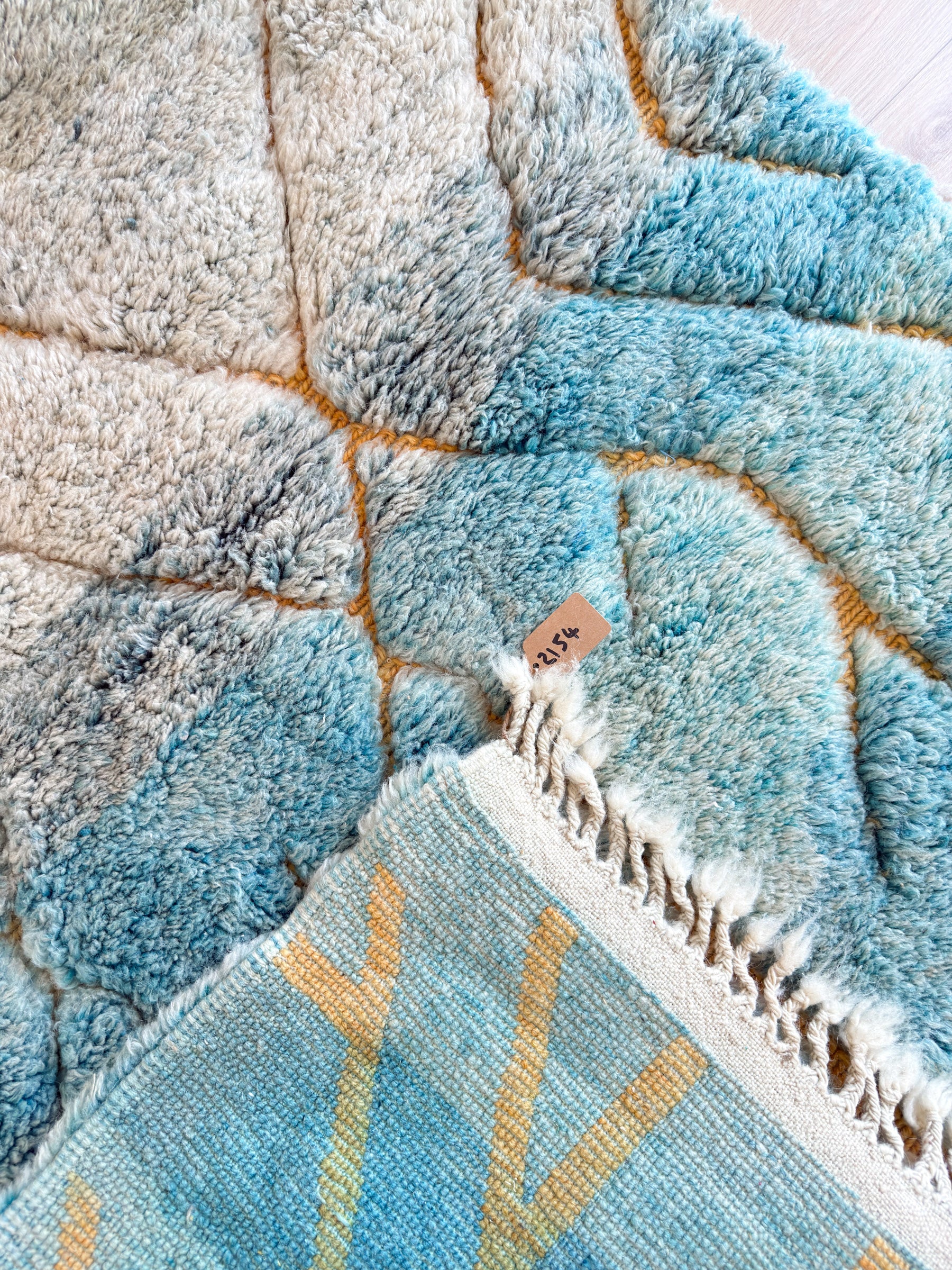 Farbenfroher Berberteppich 115 x 165 cm - Nr. 2154