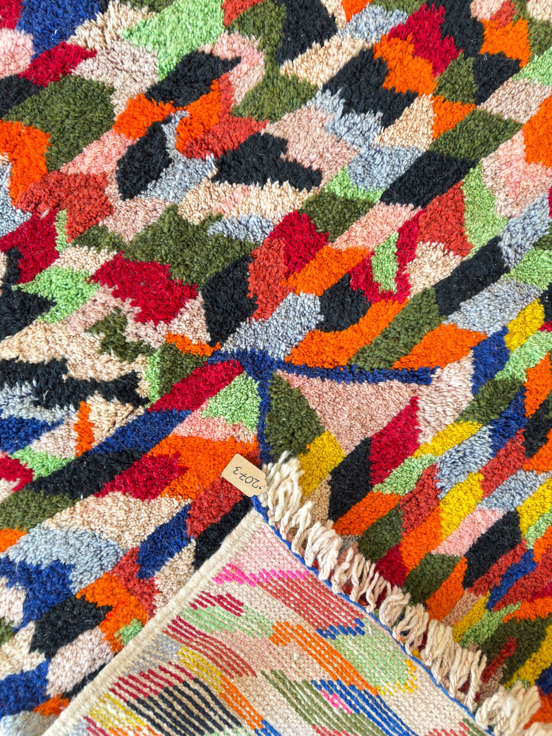 Tapis berbère coloré 157 x 282 cm - n°2073