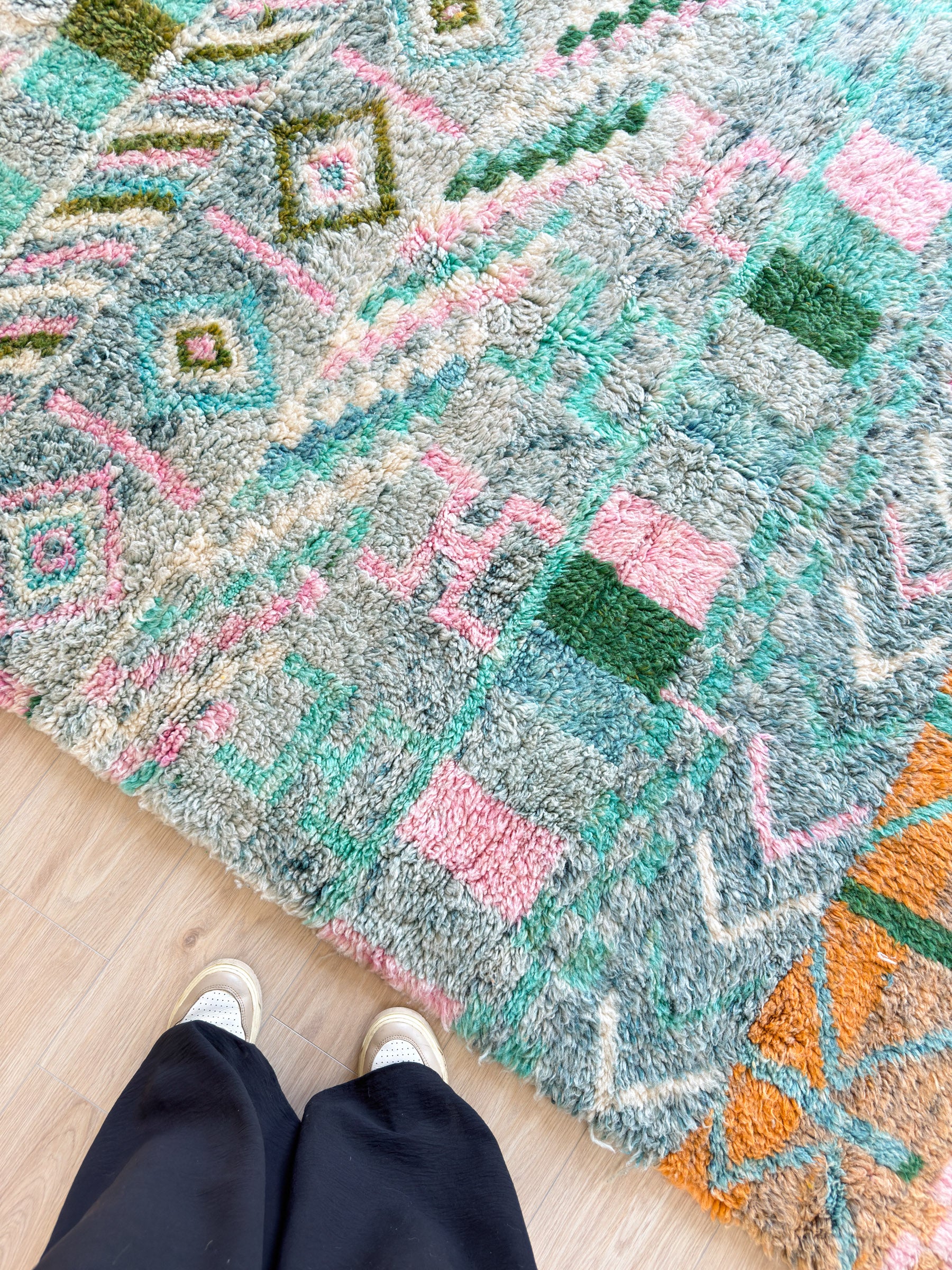 Tapis berbère coloré 155 x 283 cm - n°2077