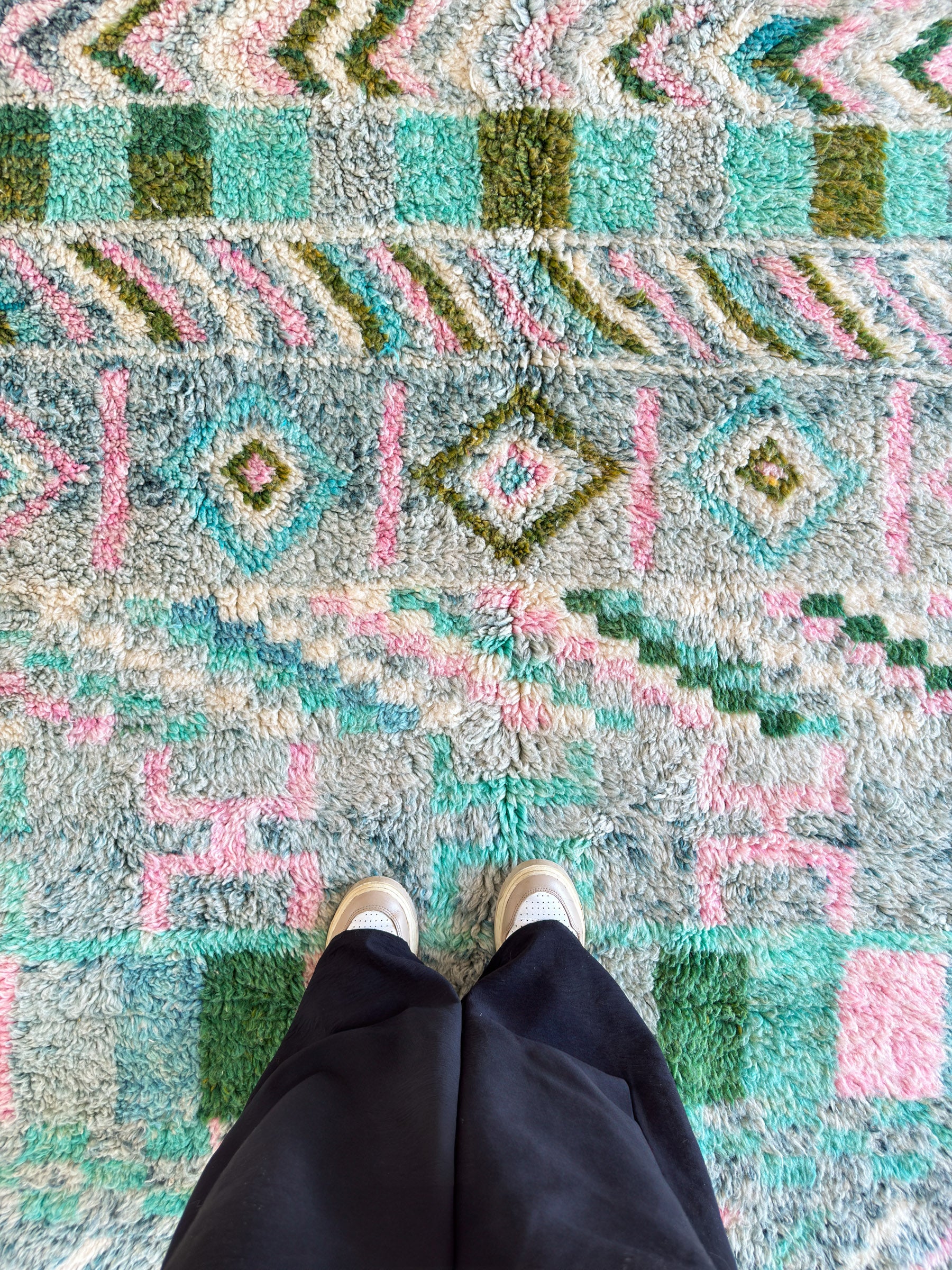 Tapis berbère coloré 155 x 283 cm - n°2077