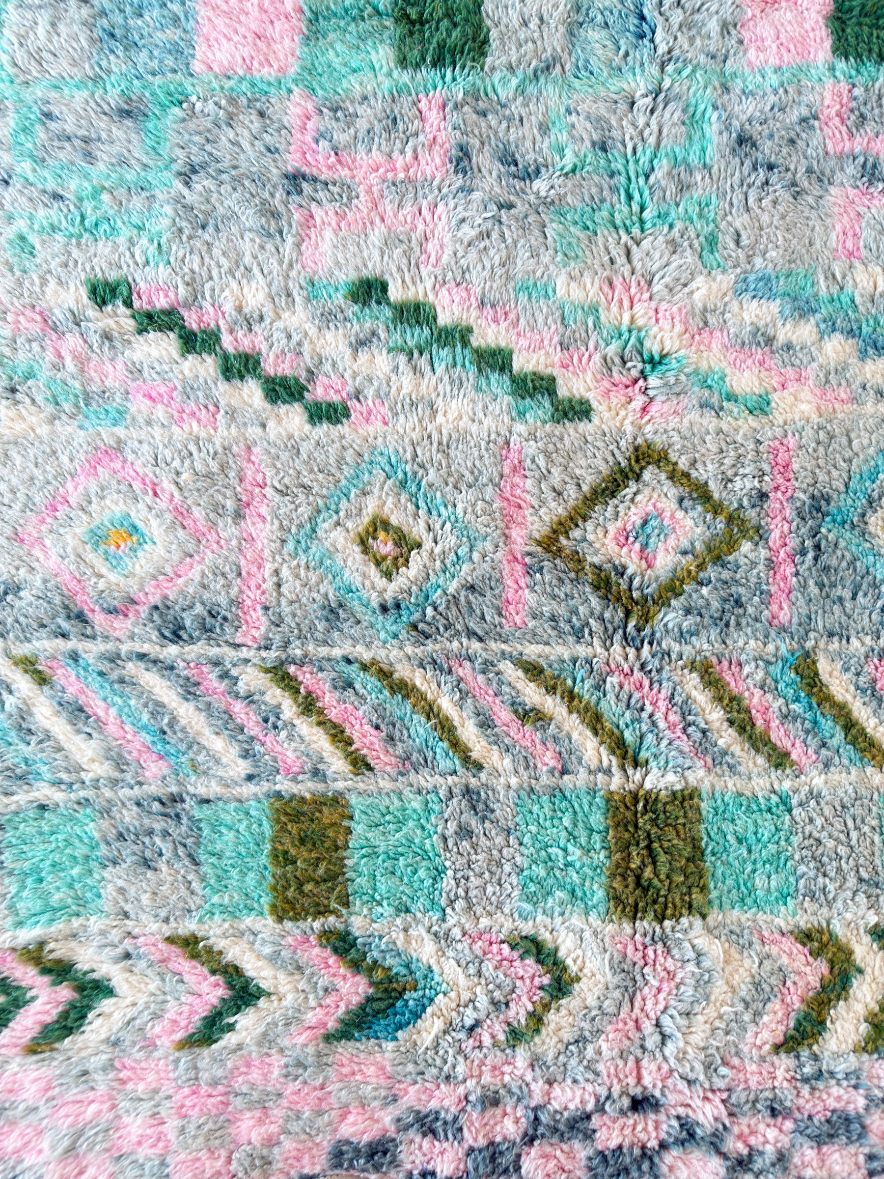 Farbenfroher Berberteppich 155 x 283 cm - Nr. 2077