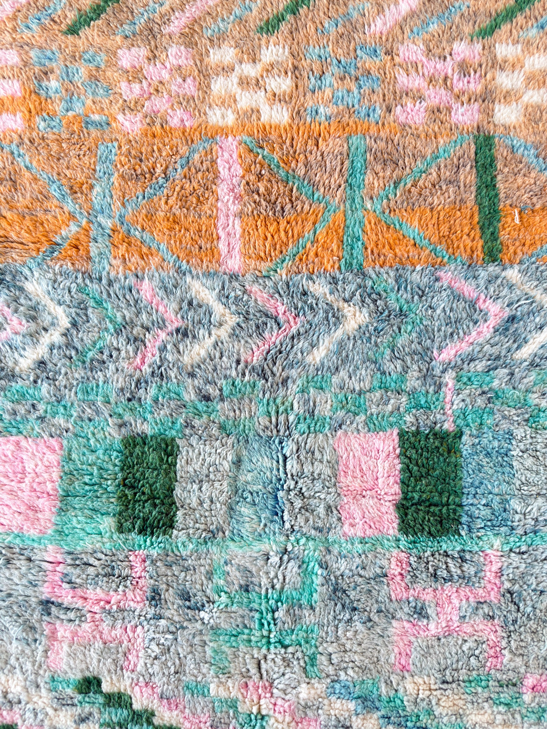 Farbenfroher Berberteppich 155 x 283 cm - Nr. 2077