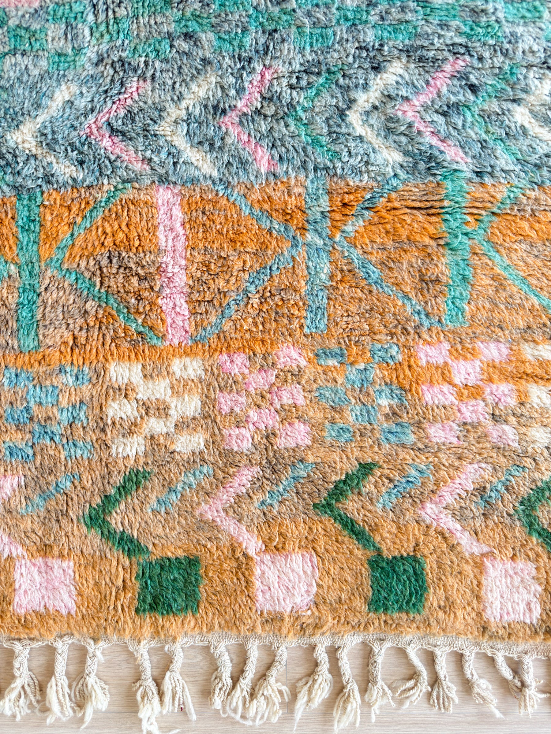 Tapis berbère coloré 155 x 283 cm - n°2077