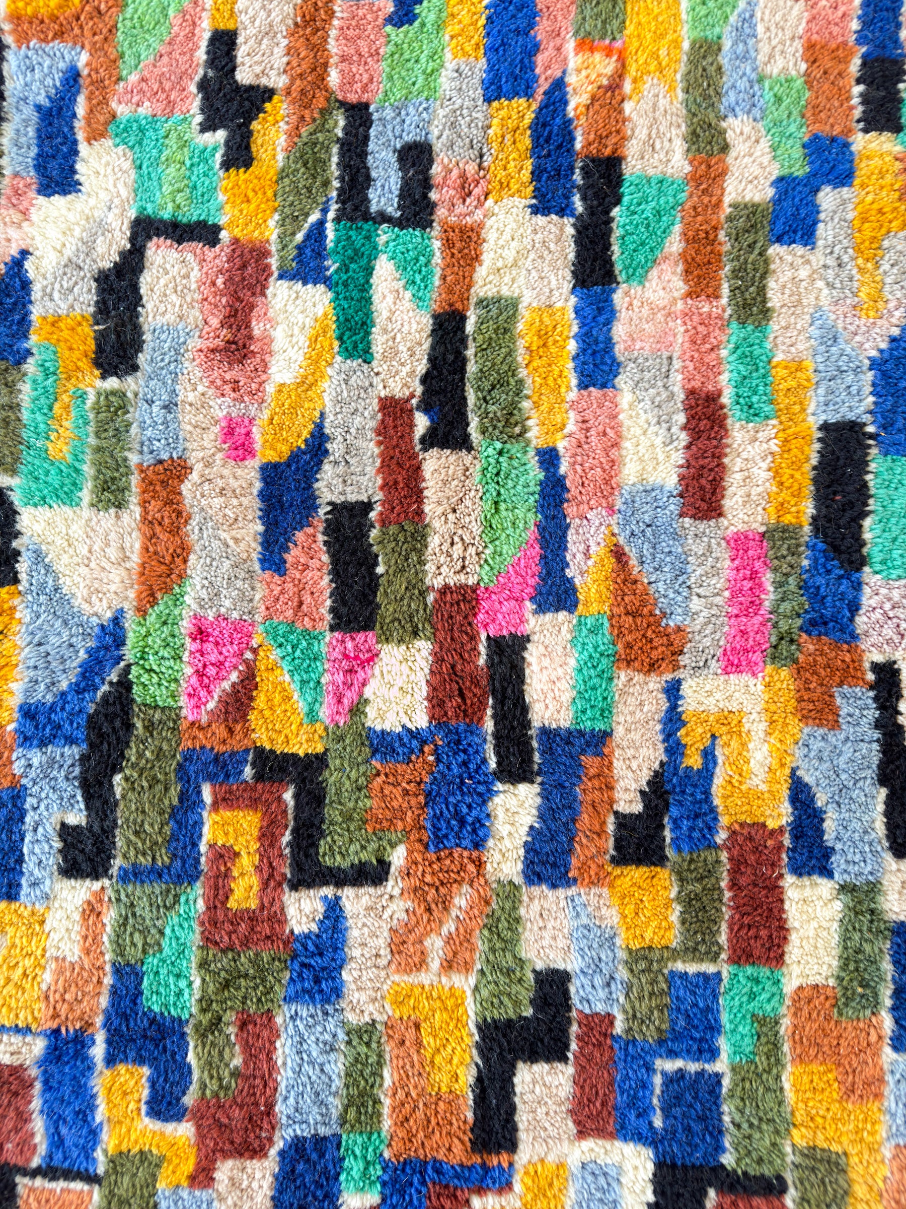 Farbenfroher Berberteppich 127 x 230 cm - Nr. 2071