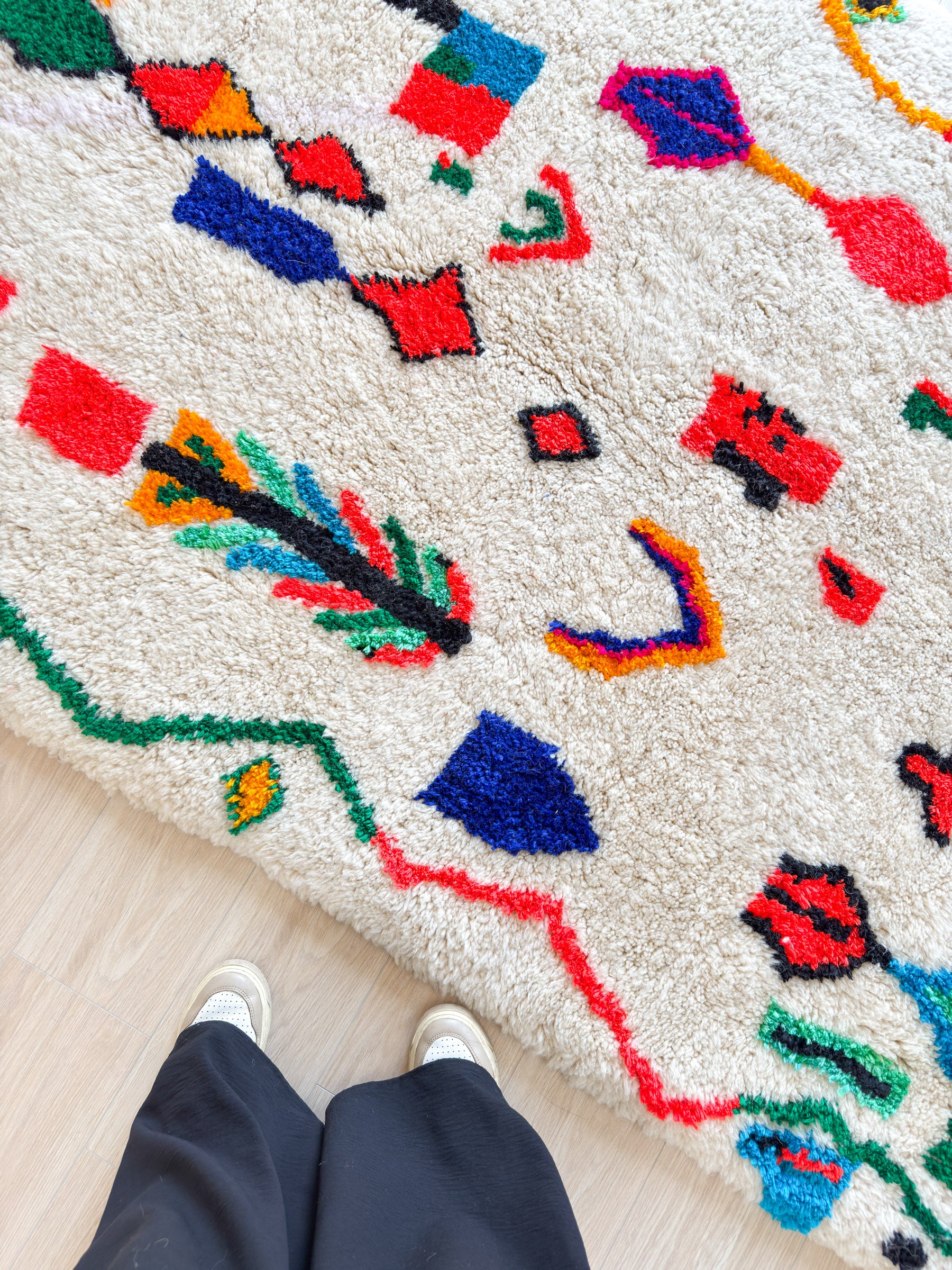 Farbenfroher Berberteppich 149 x 290 cm - Nr. 2026